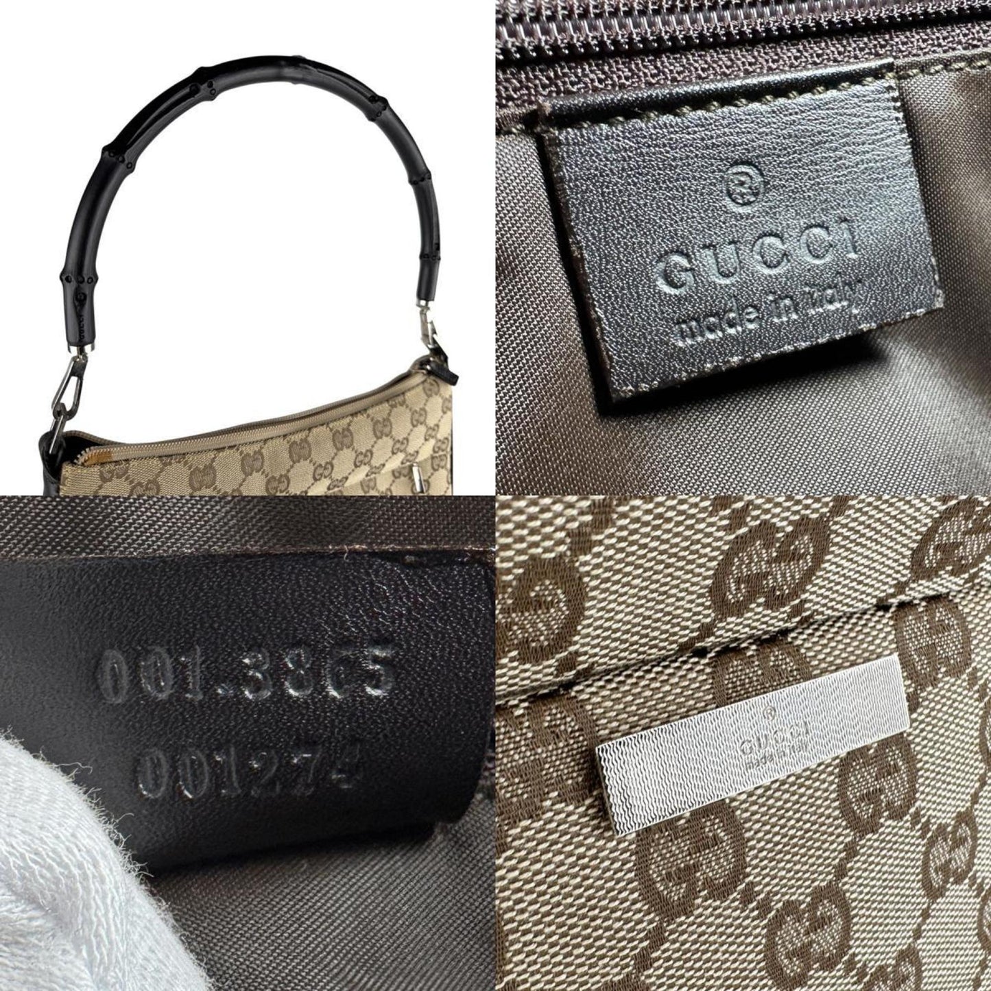 Gucci Brown Gg Canvas Handbag