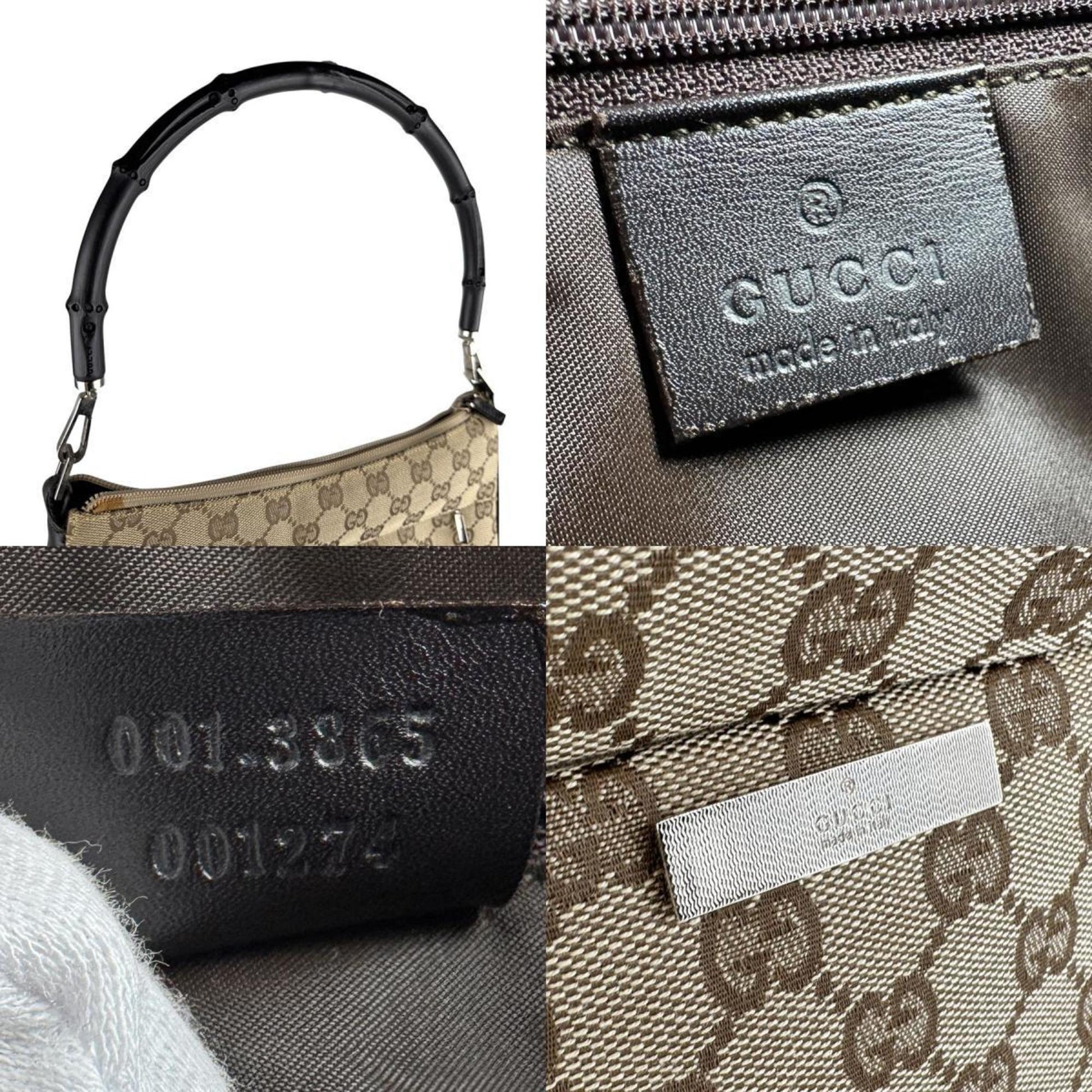 Gucci Brown Gg Canvas Handbag