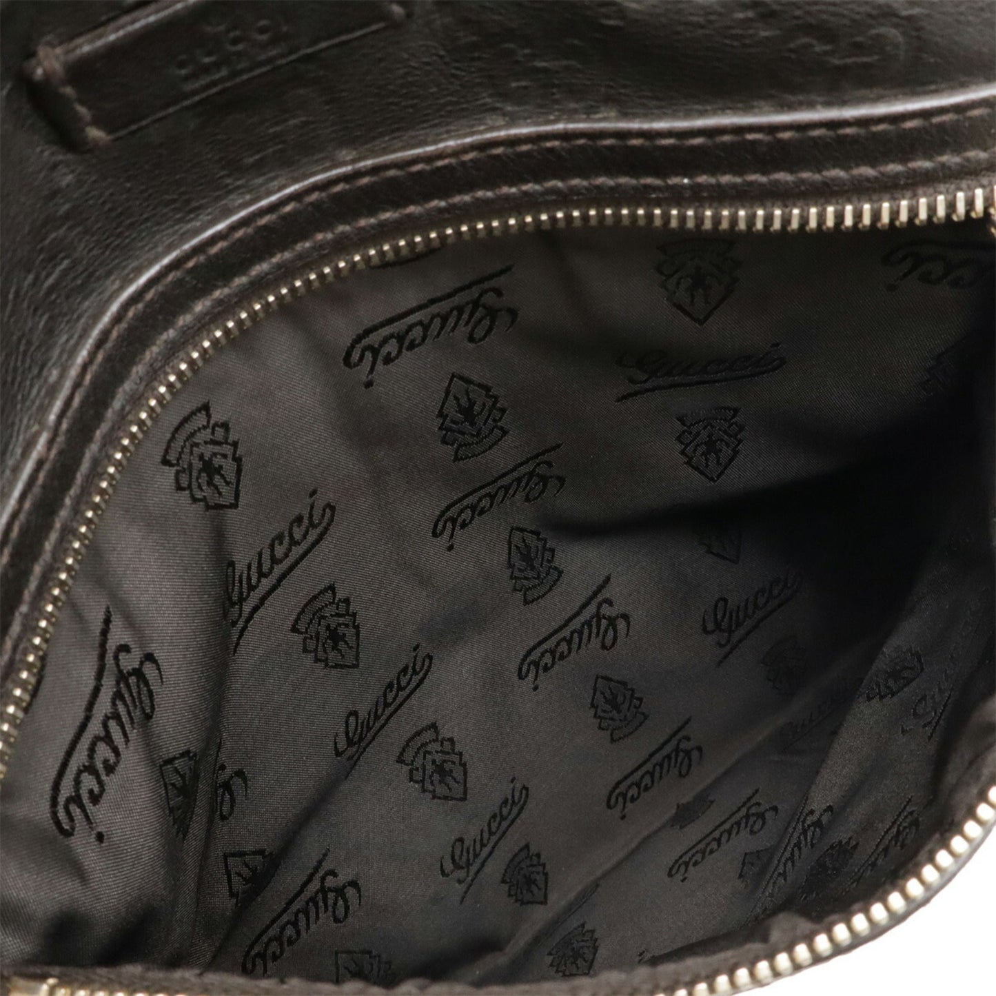 Gucci Black Leather Shoulder Bag