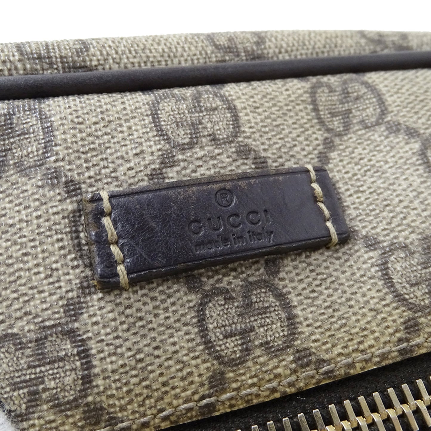 Gucci Beige Brown Gg Supreme Shoulder Bag