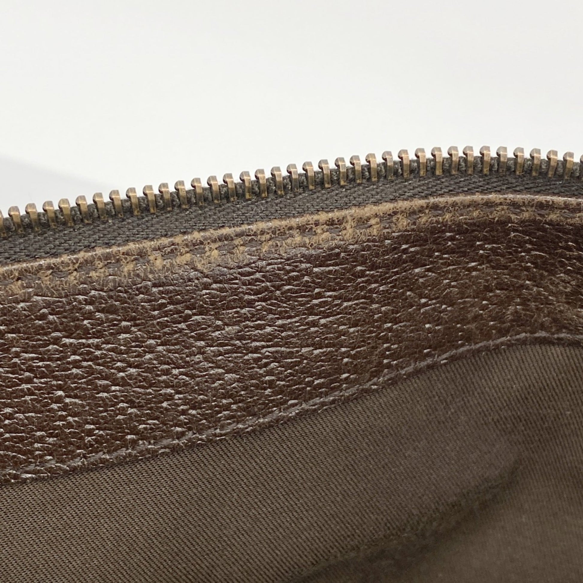 Gucci Brown Canvas Shoulder Bag