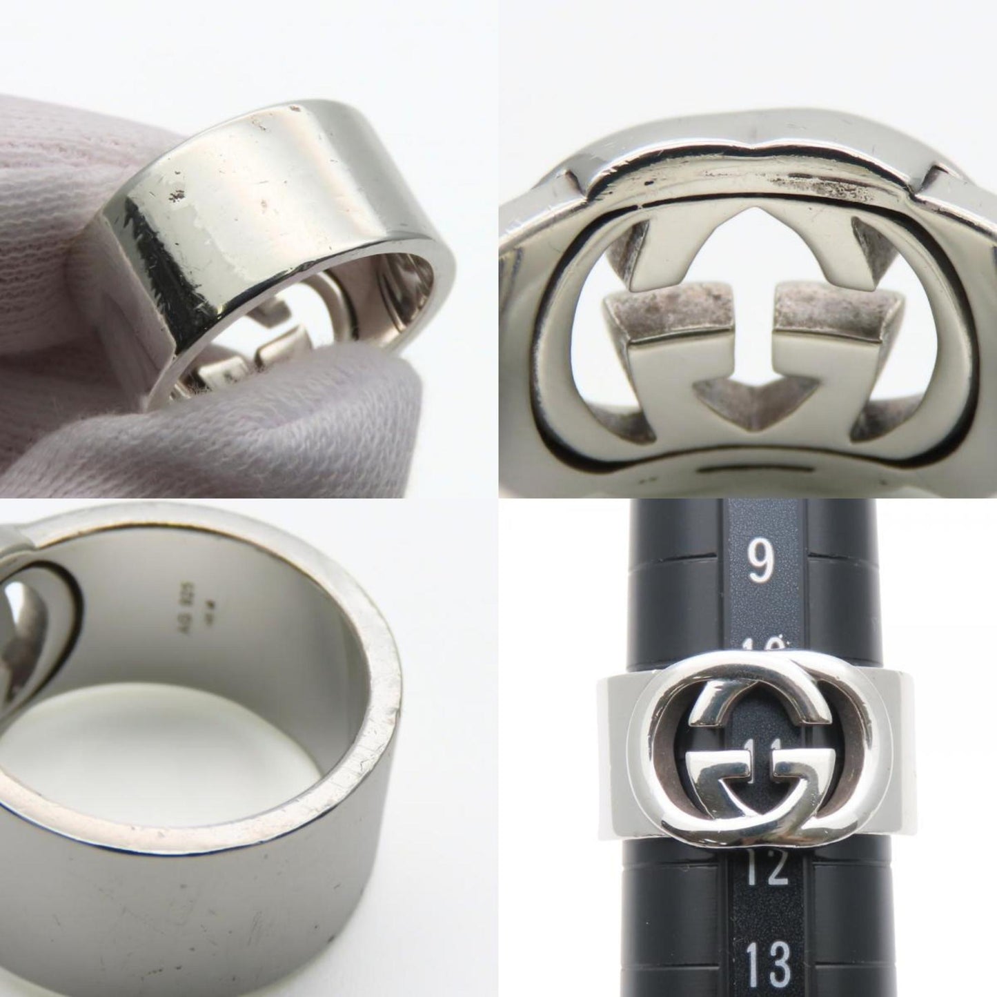 Gucci Silver Silver 925 Band Ring