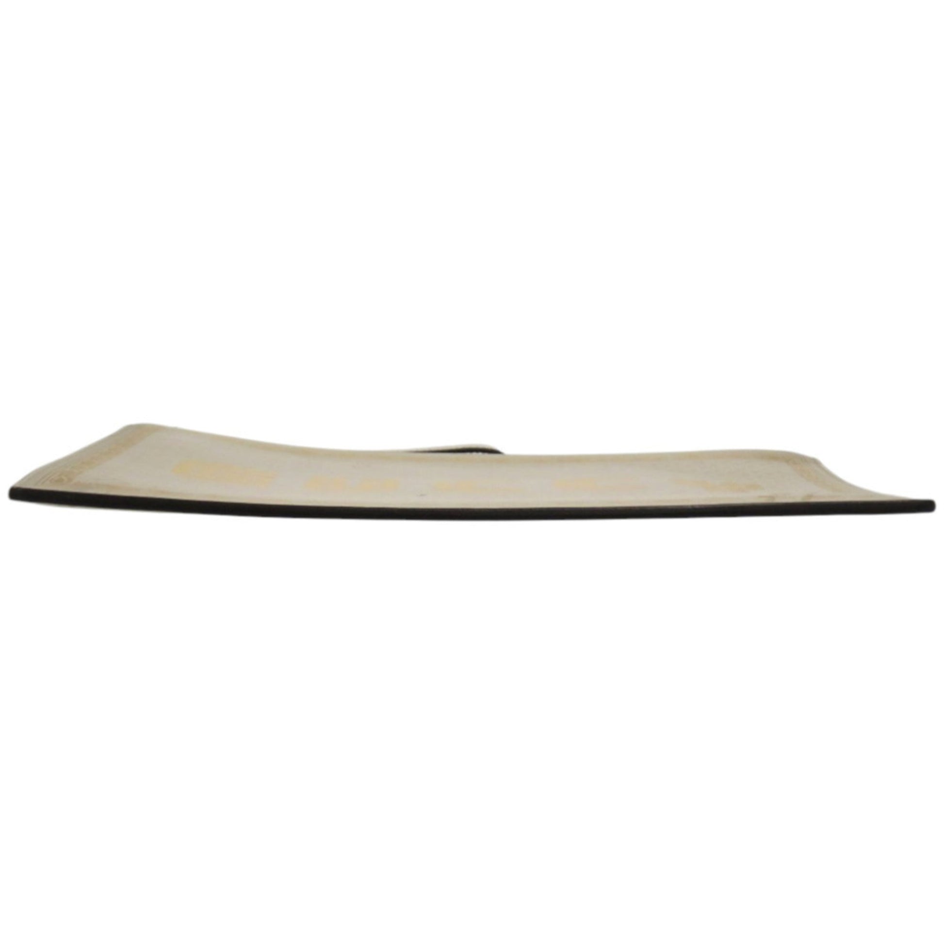 Gucci Gold Ivory Leather Clutch Bag