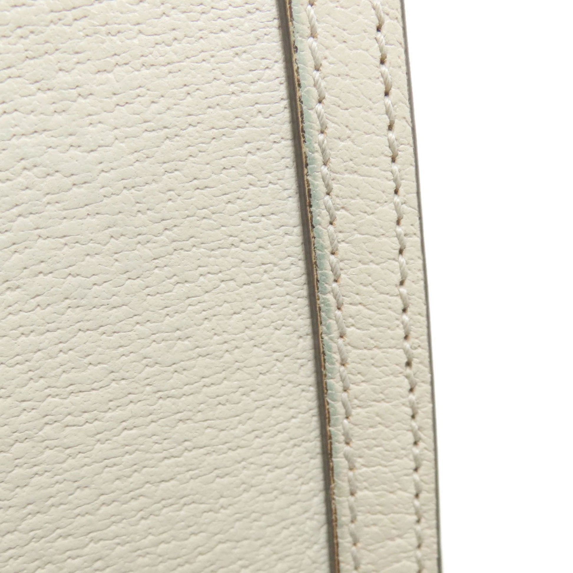 Gucci White Leather Shoulder Bag