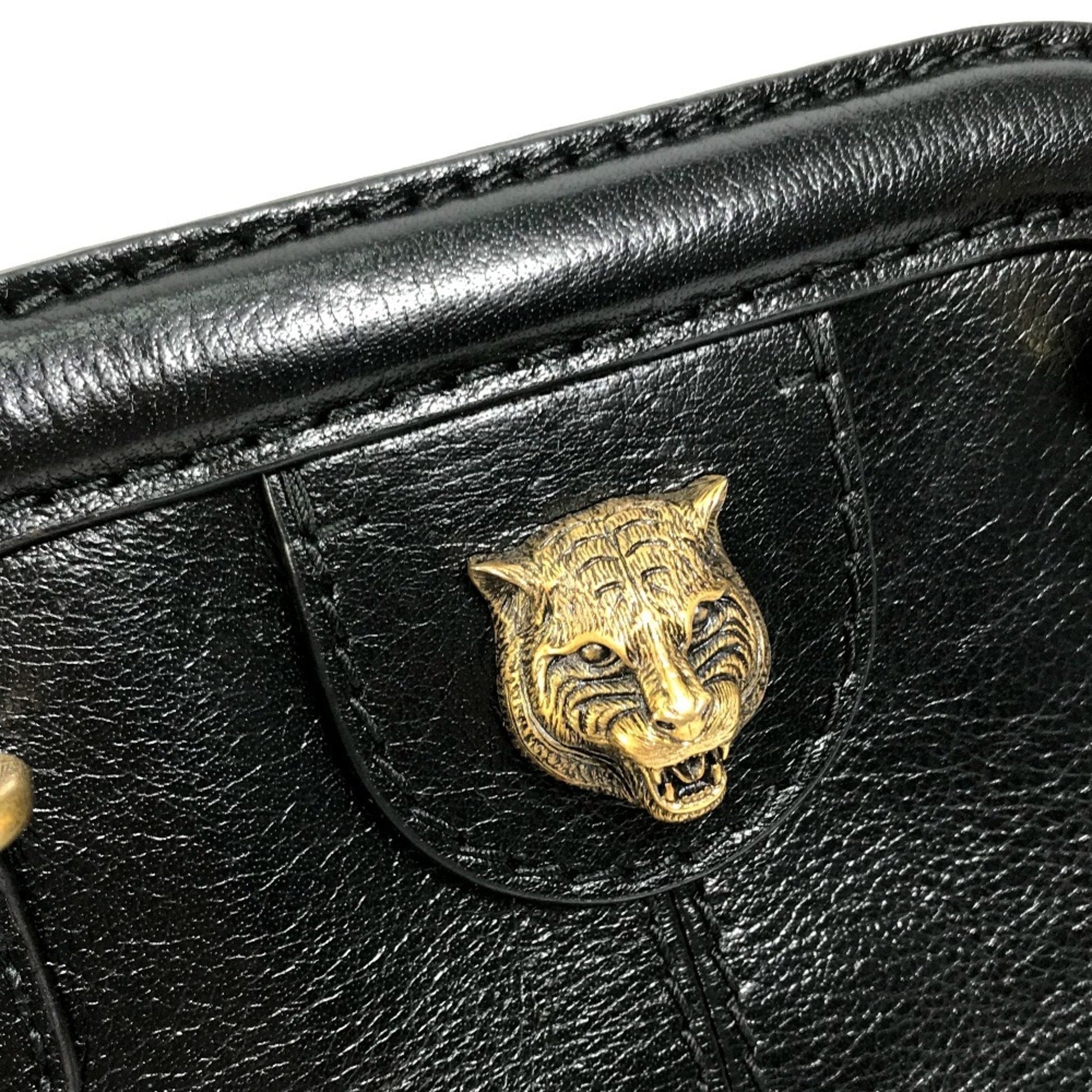 Gucci Black Leather Clutch Bag Shoulder Bag