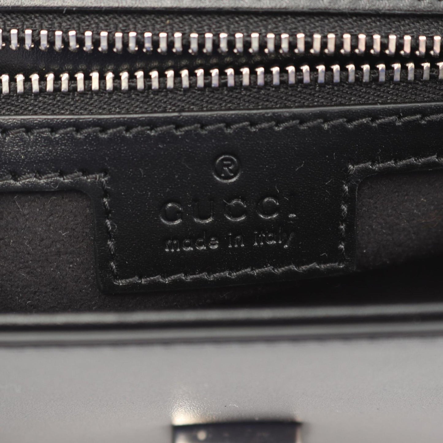 Gucci Black Leather Shoulder Bag