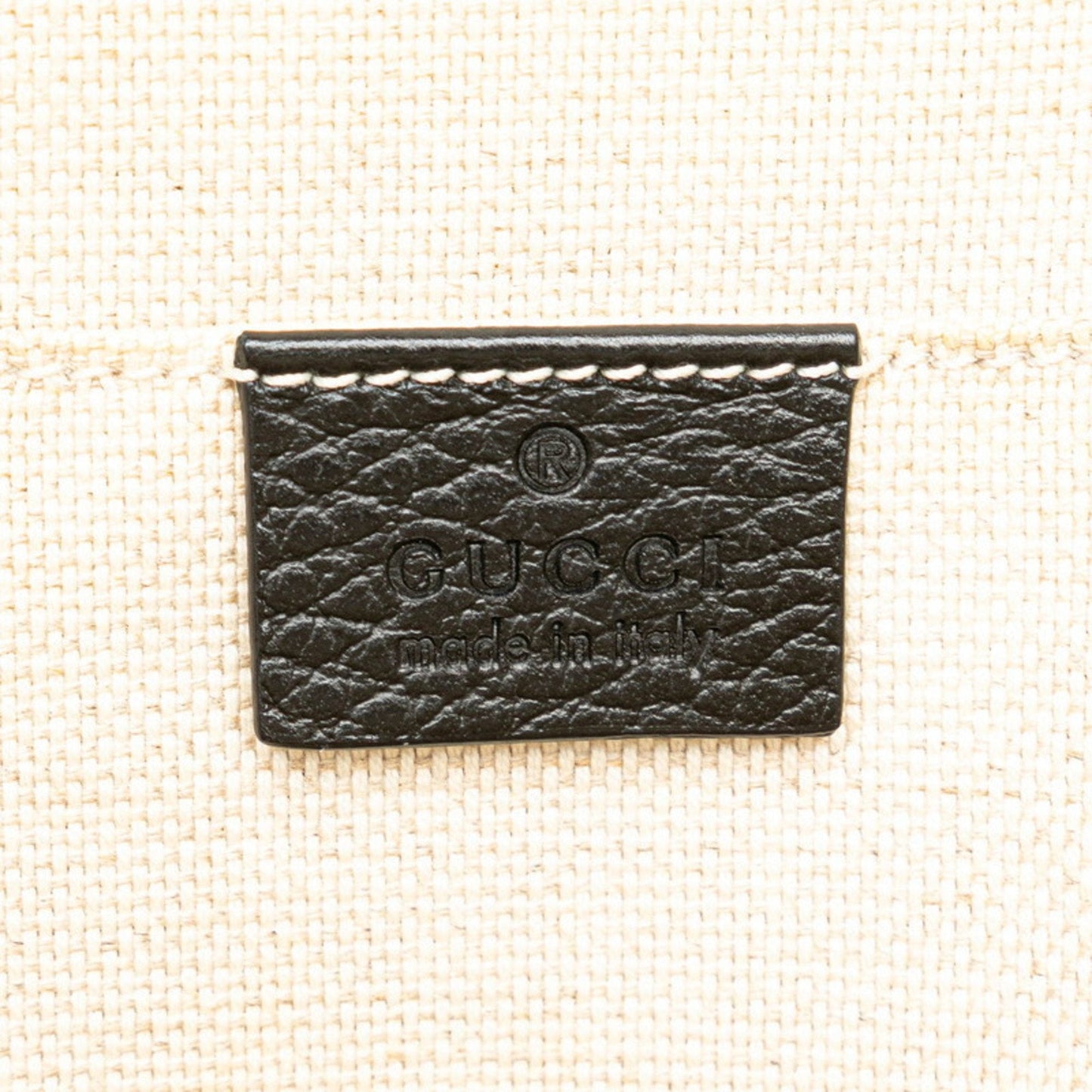 Gucci Black Leather Backpack