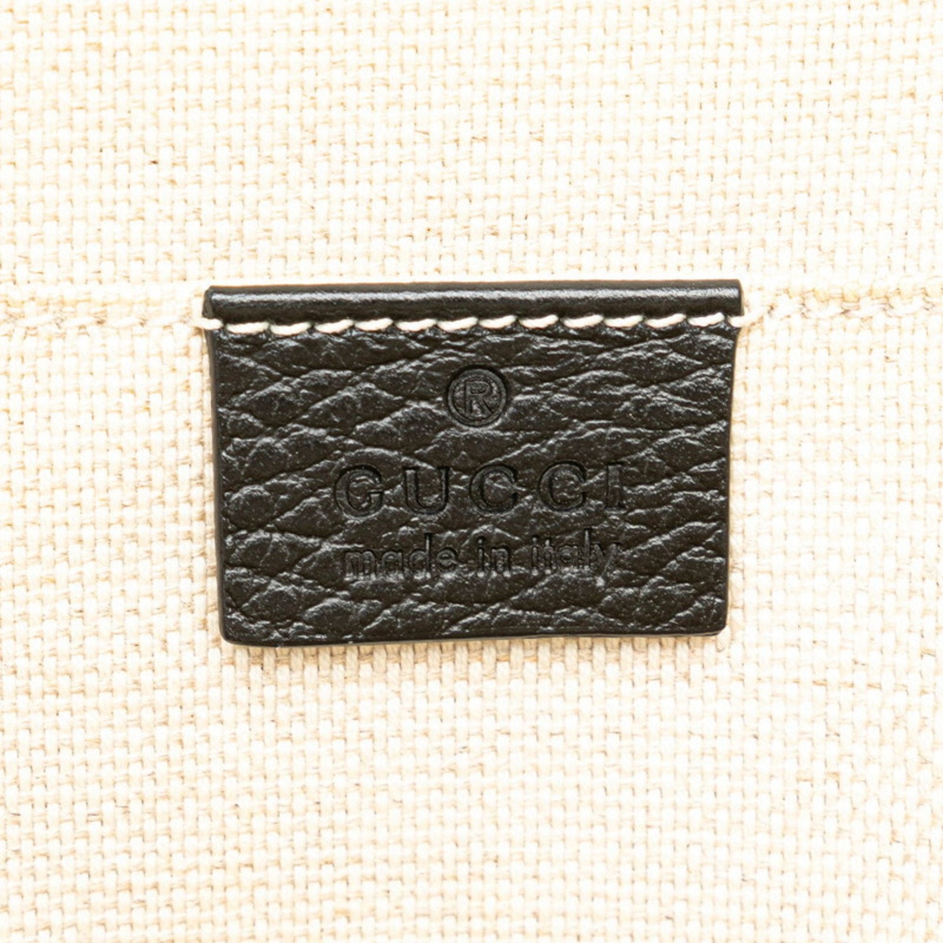 Gucci Black Leather Backpack