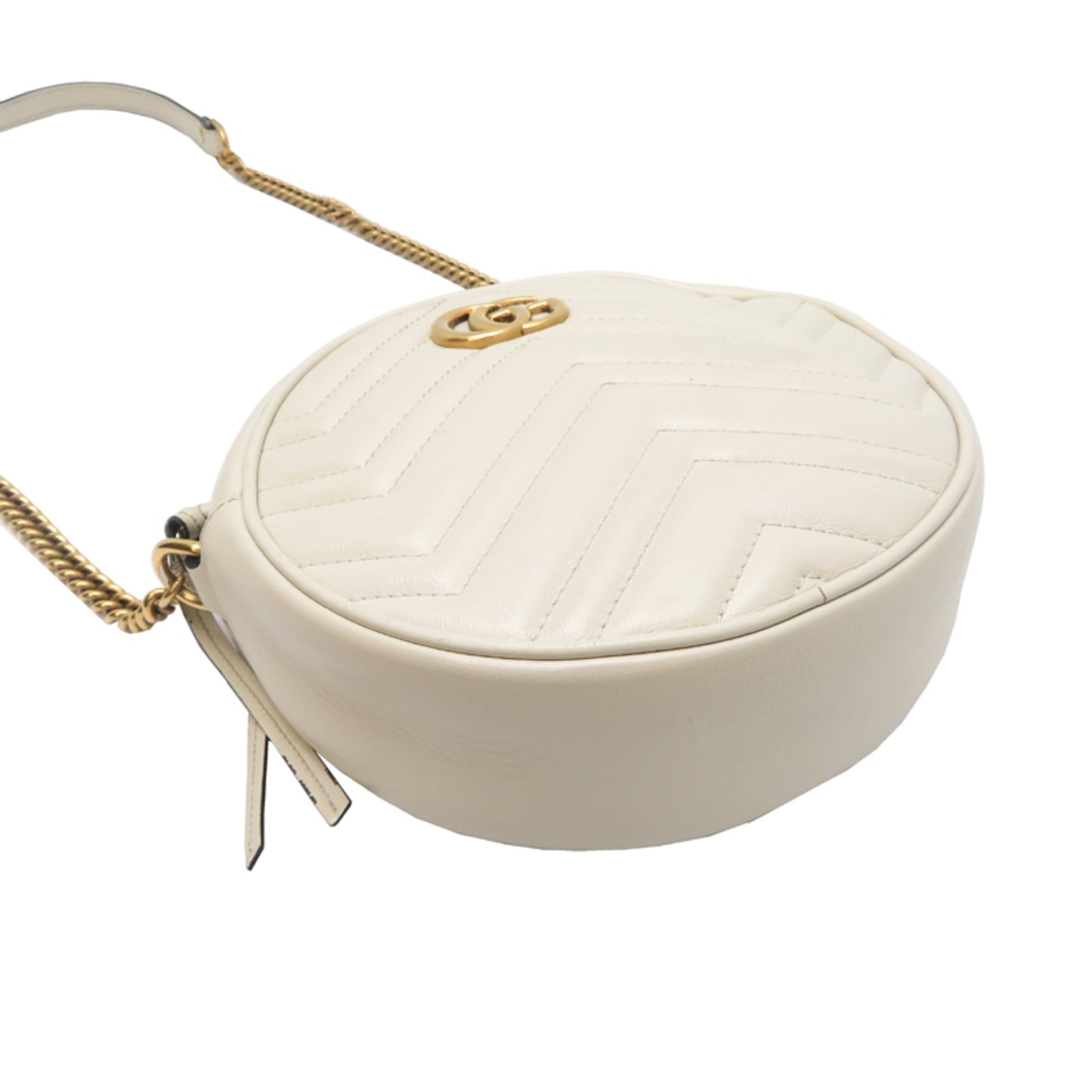 Gucci Ivory Leather Shoulder Bag