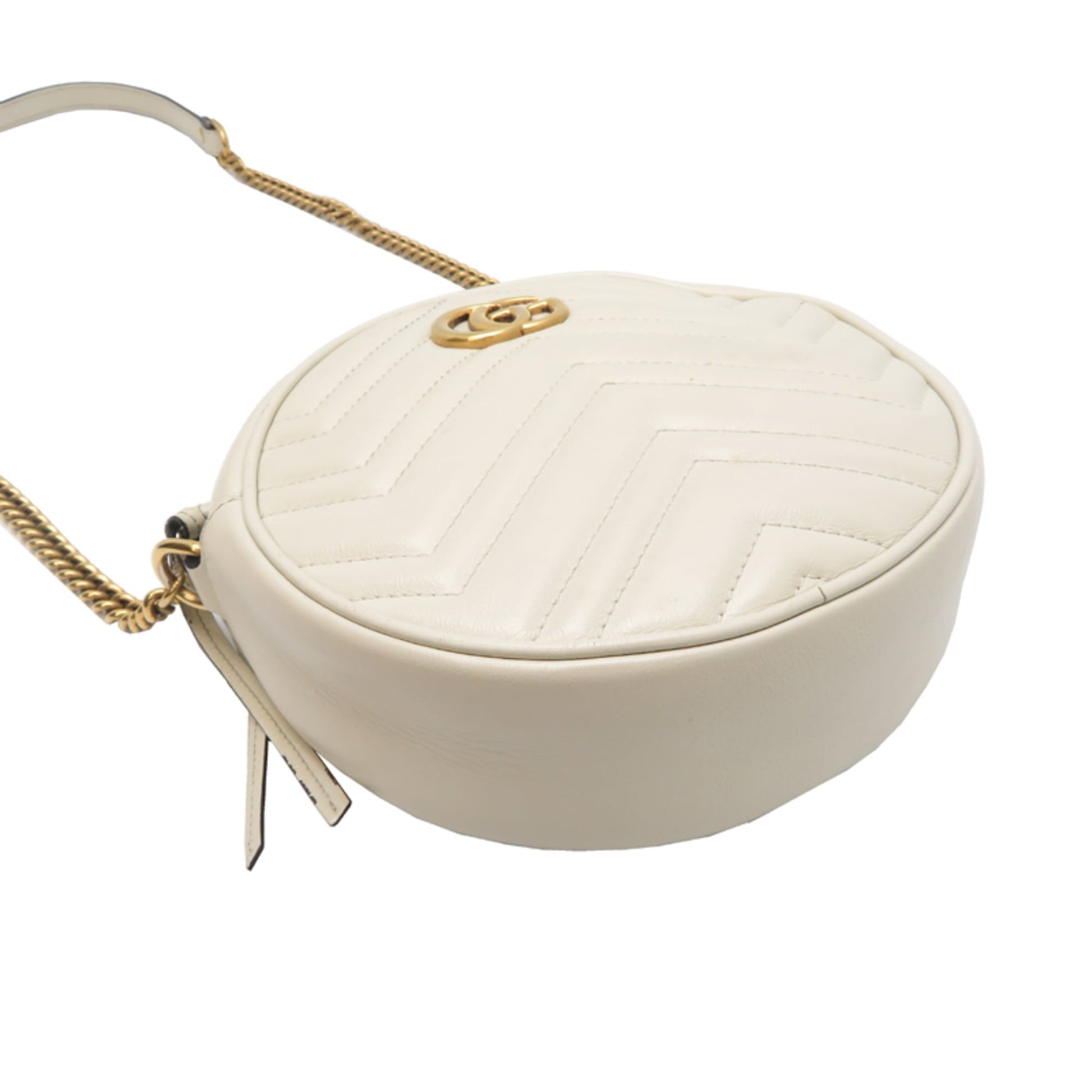 Gucci Ivory Leather Shoulder Bag