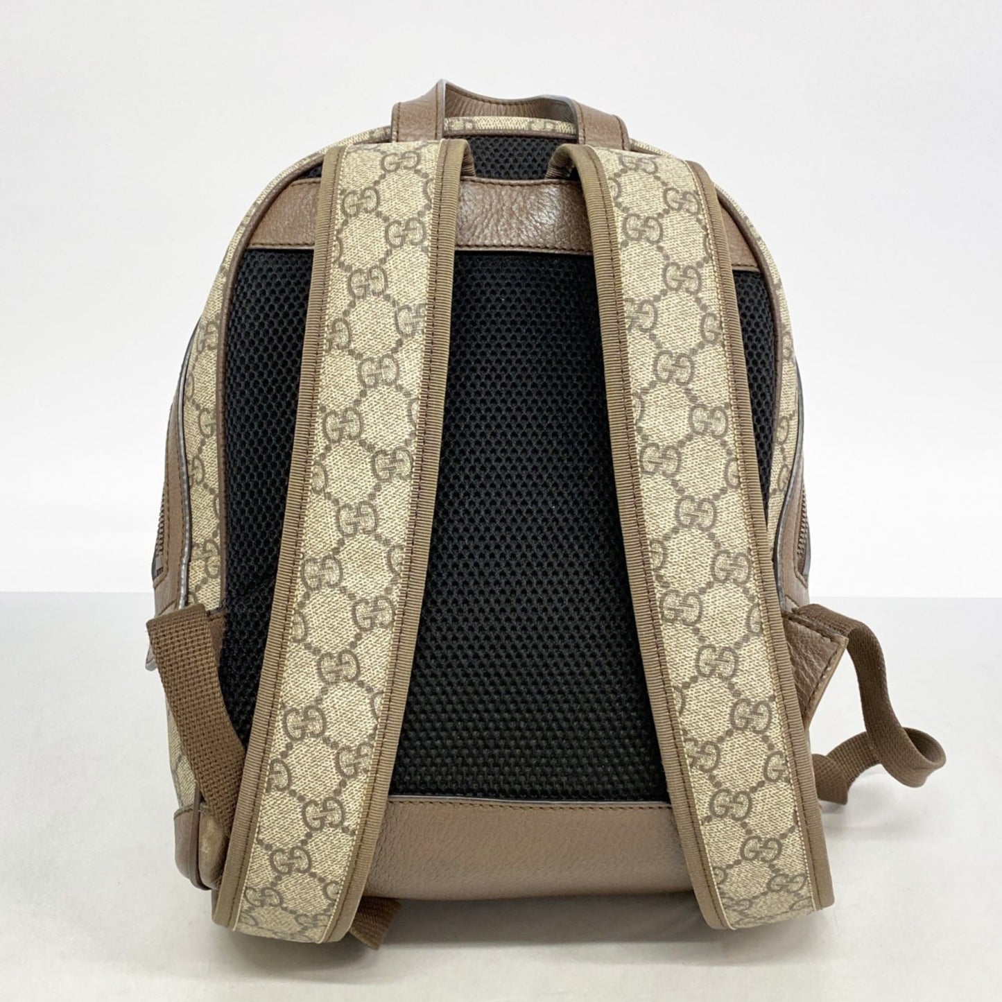 Gucci Brown Pvc Leather Backpack