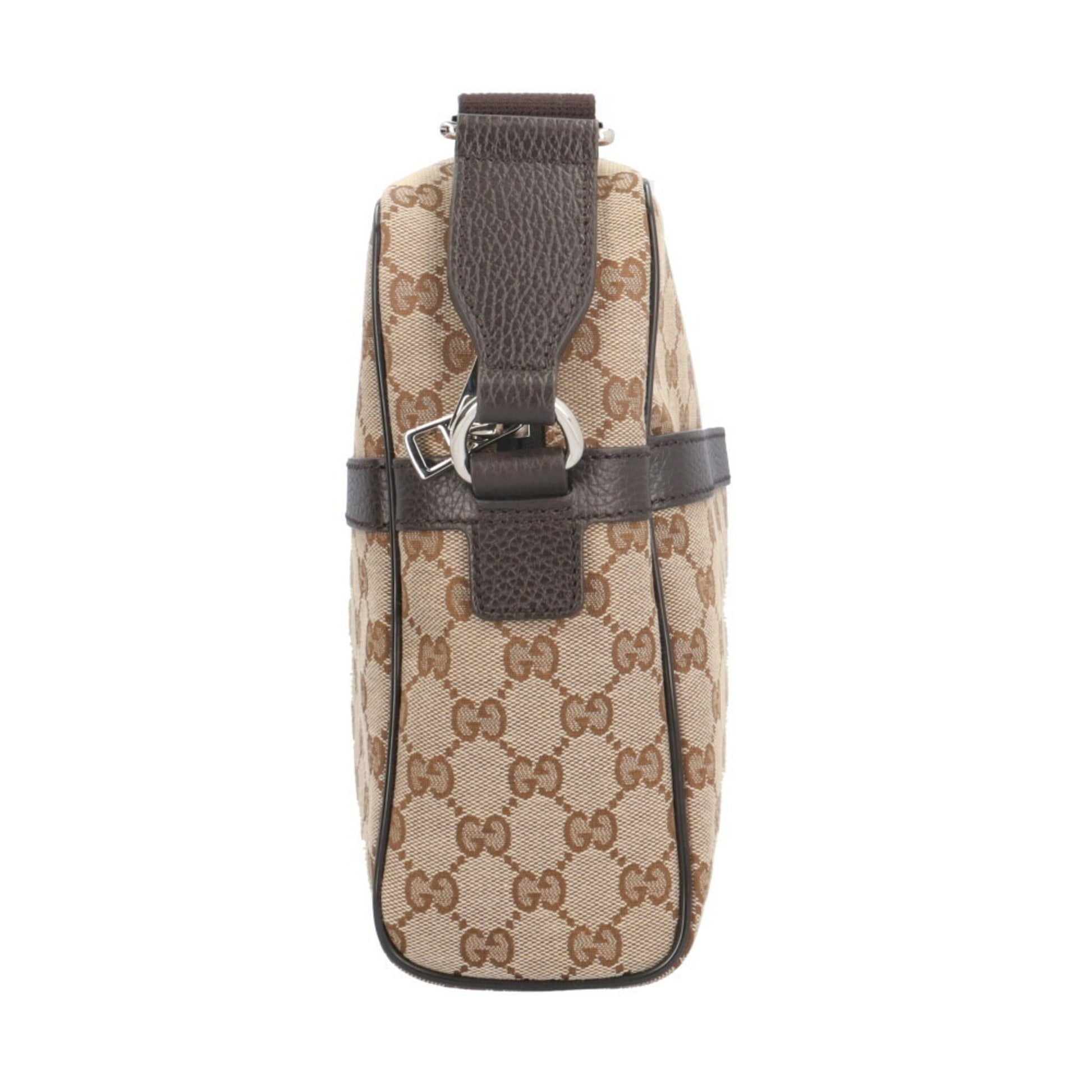Gucci Gg Canvas Beige Brown Gg Canvas Shoulder Bag