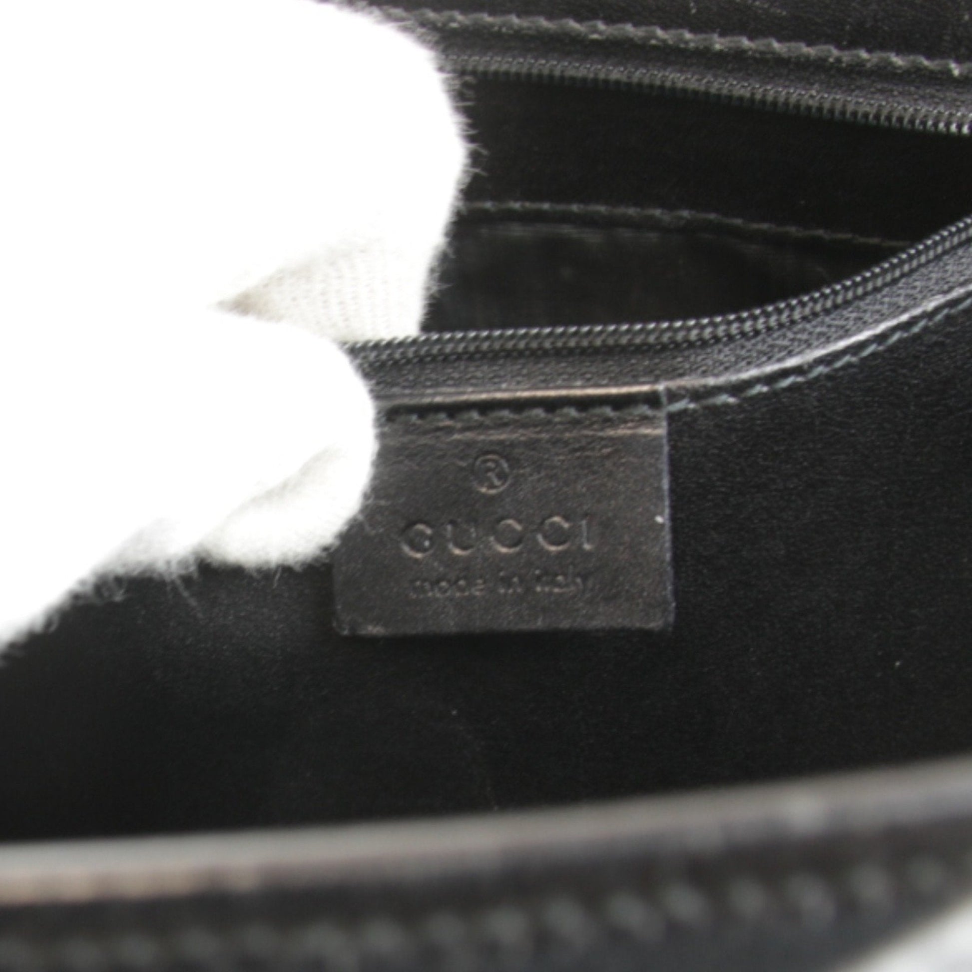 Gucci Black Satin Tote Bag