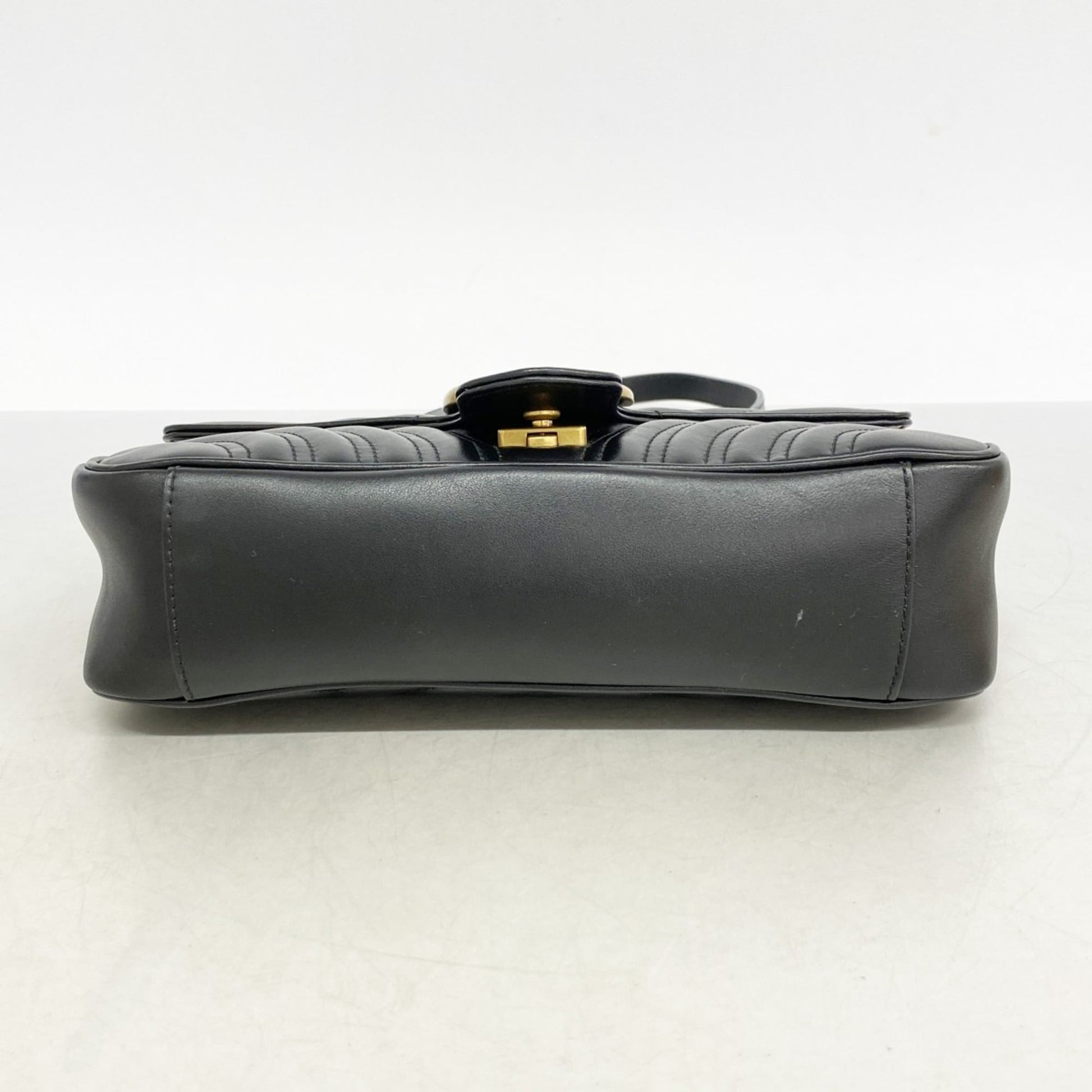 Gucci Black Leather Shoulder Bag
