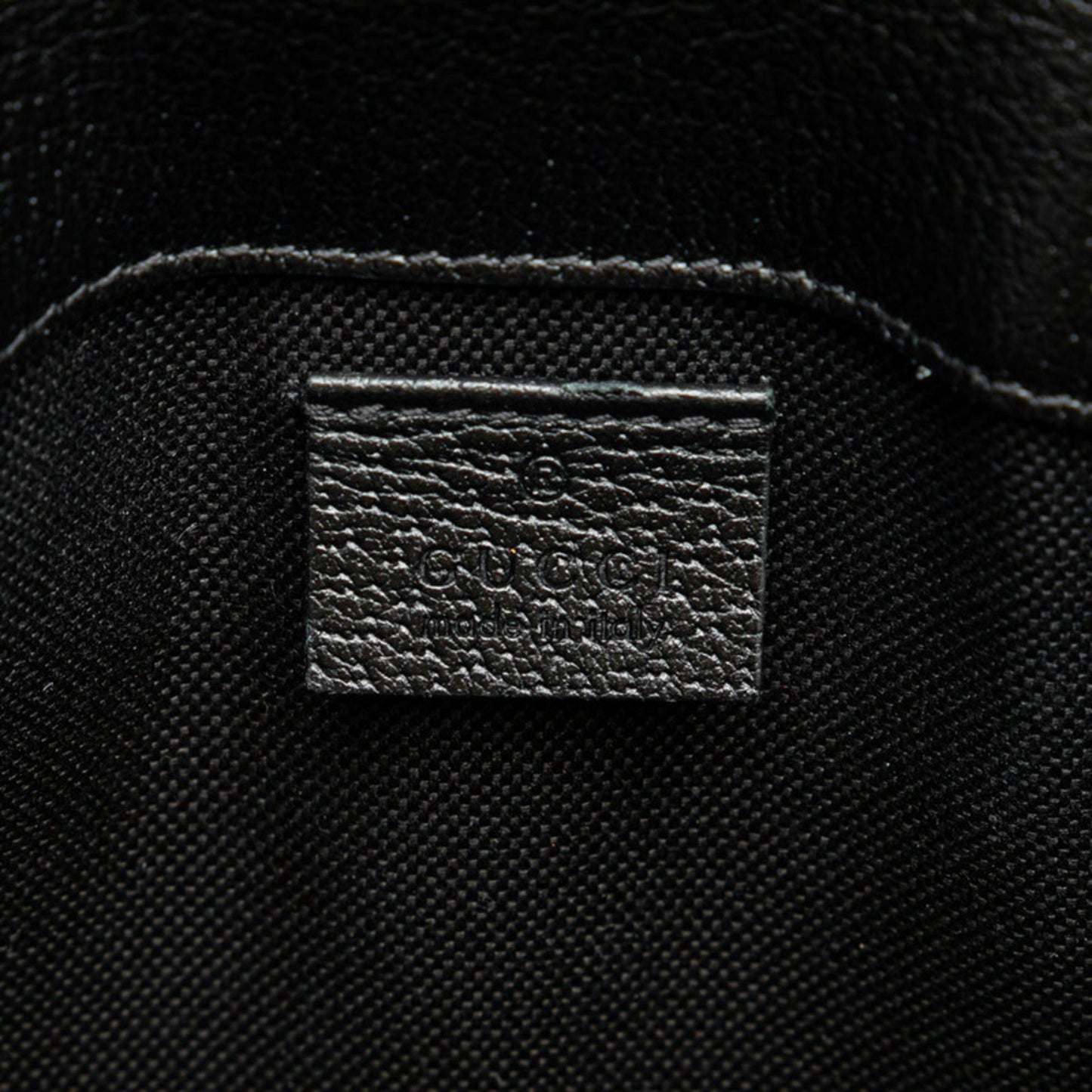 Gucci Black Multi-Color Pvc Leather Sling Bag