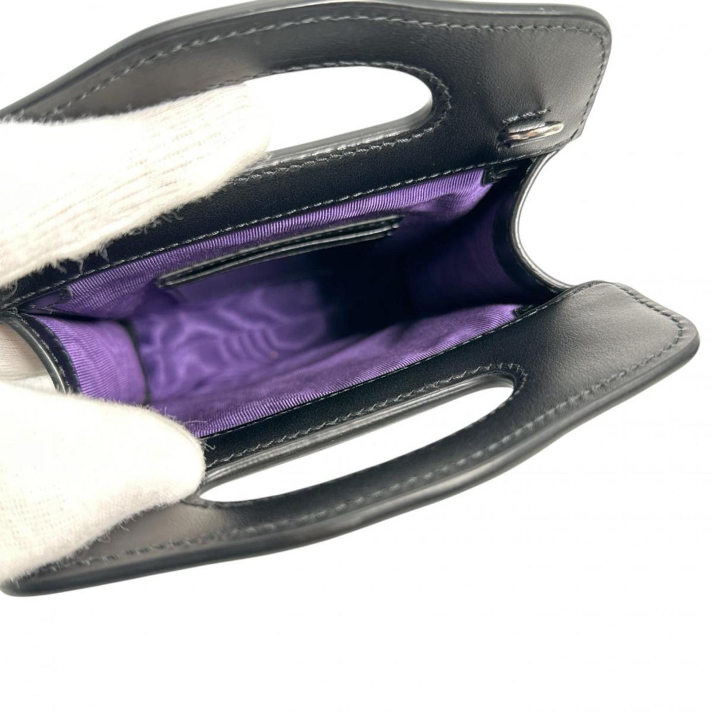 Gucci Black Nylon Leather Shoulder Bag
