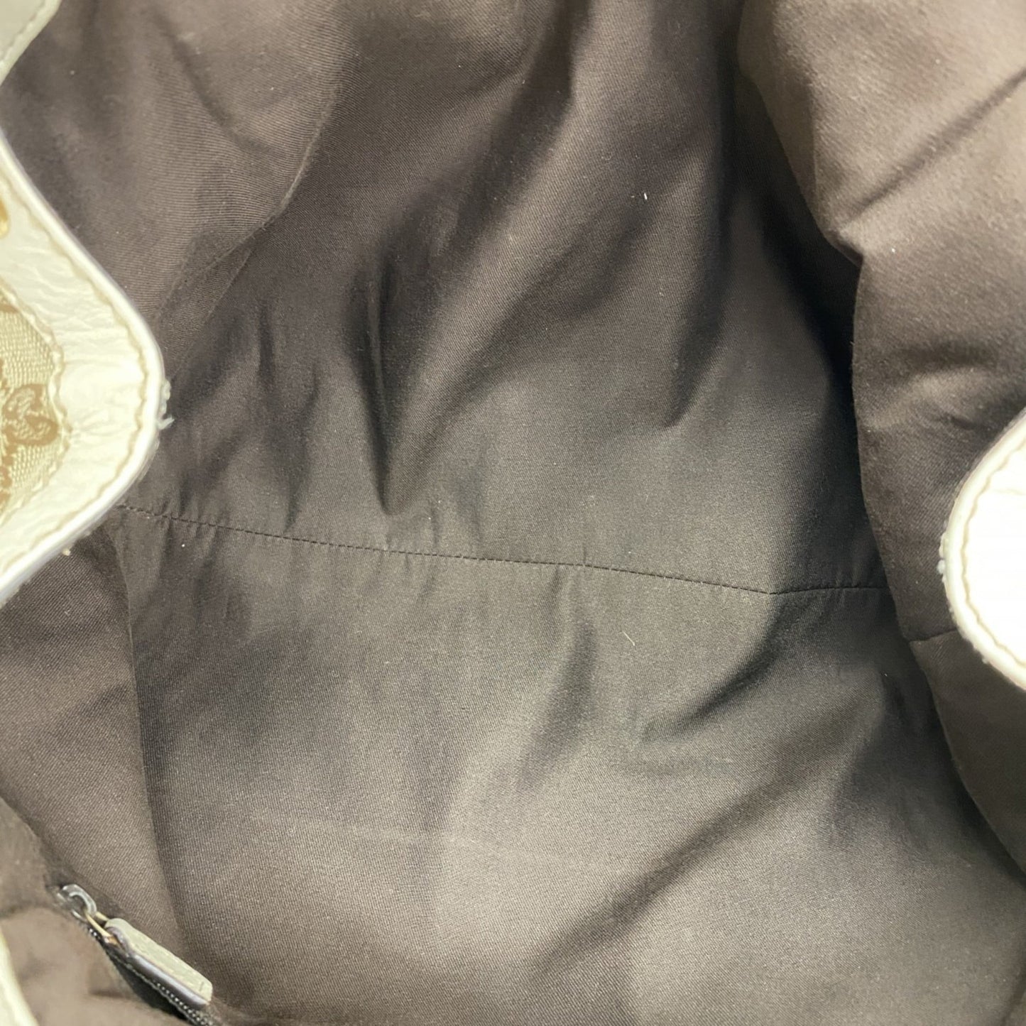 Gucci Brown Canvas Tote Bag