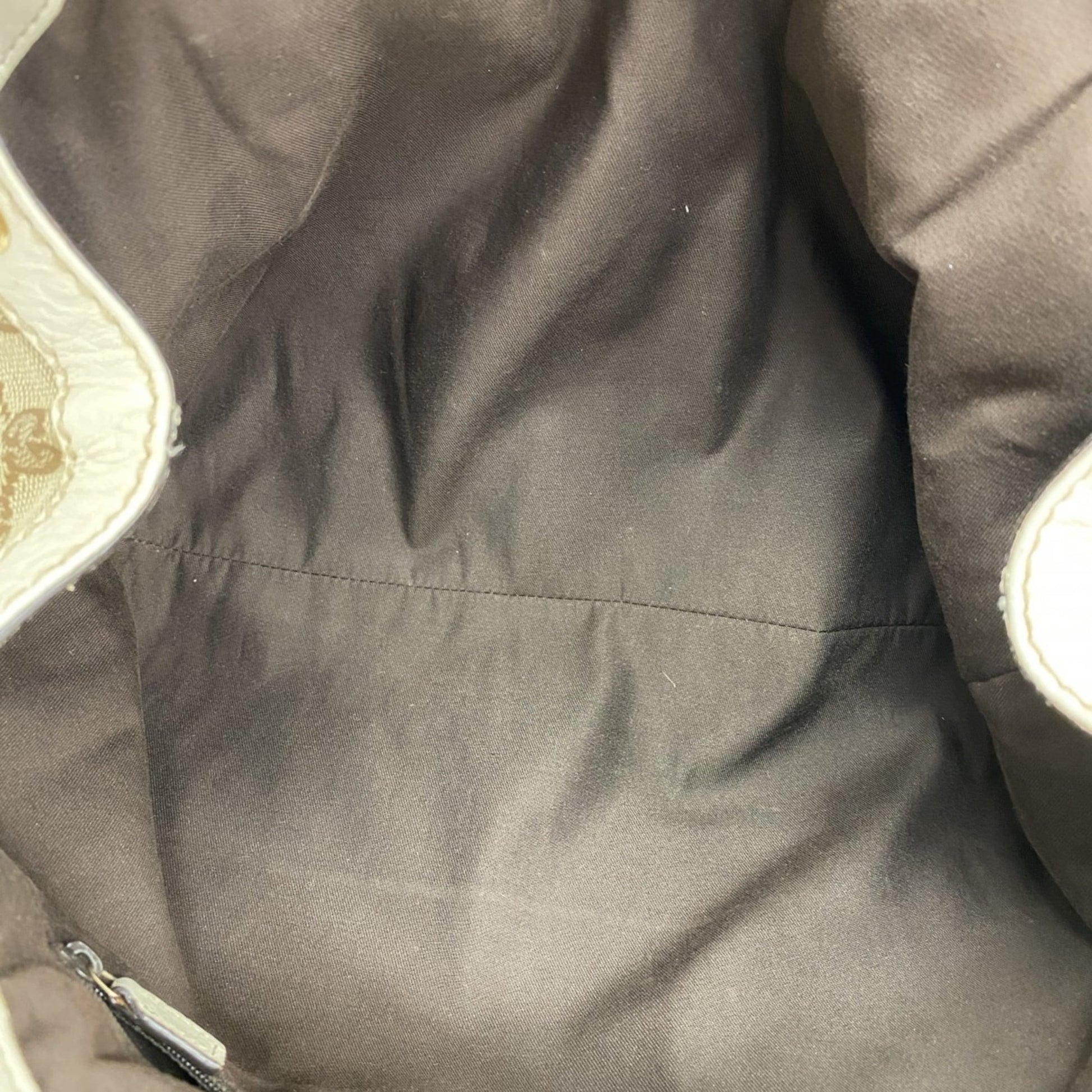 Gucci Brown Canvas Tote Bag