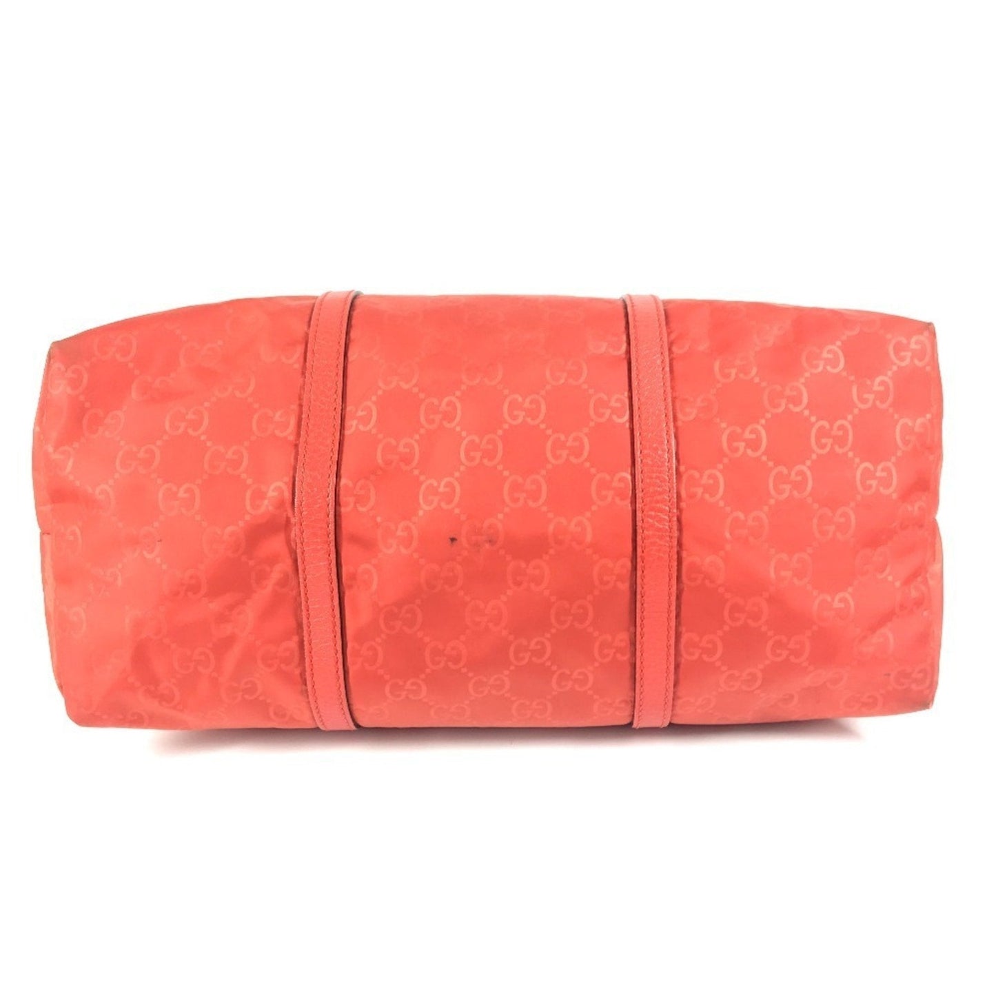 Gucci Orange Nylon Handbag Shoulder Bag Tote Bag