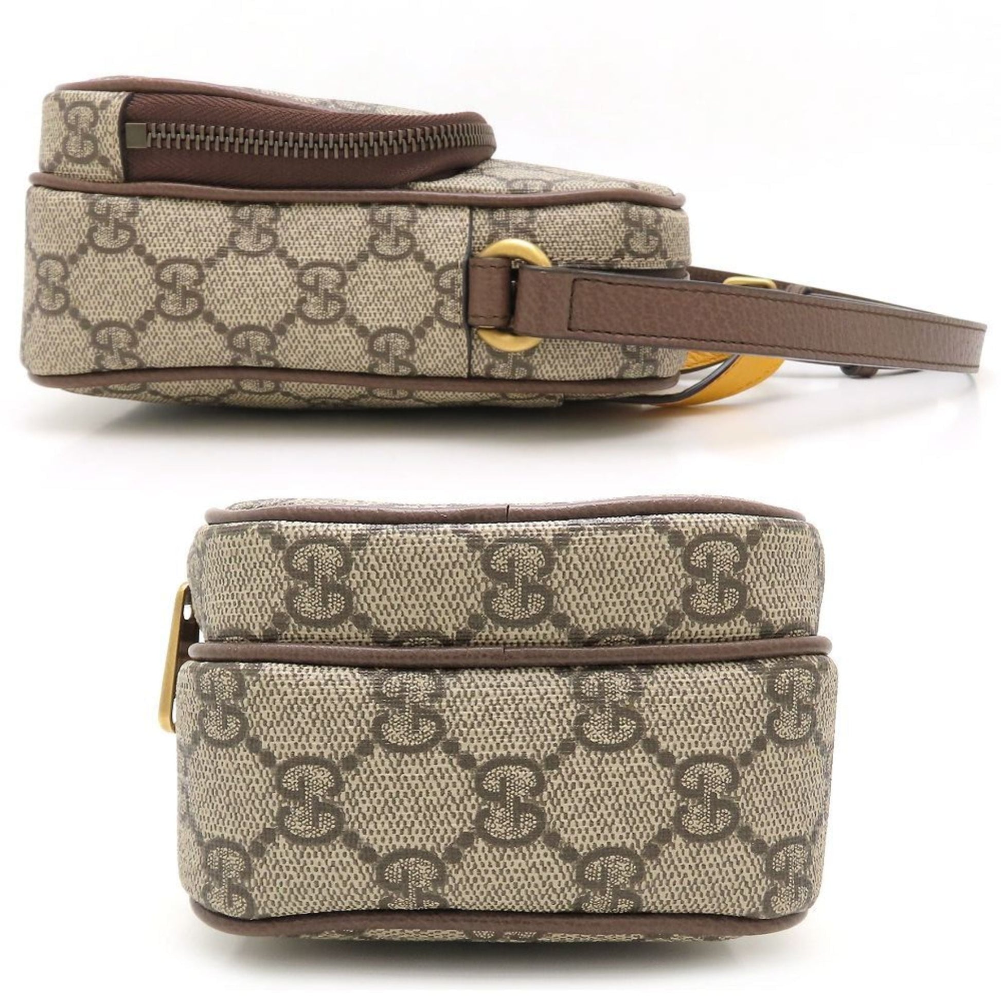 Gucci Beige Brown Gg Supreme Shoulder Bag