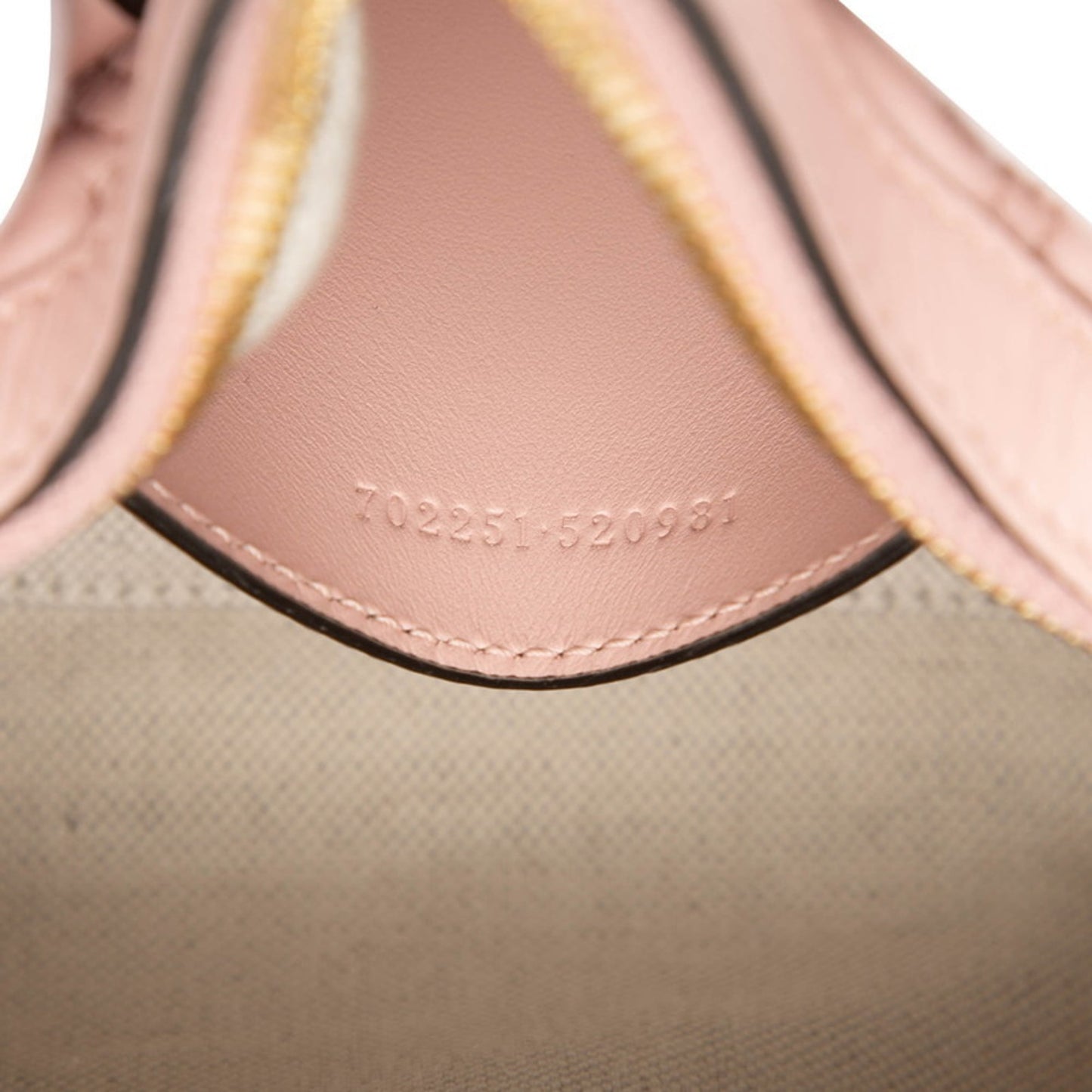 Gucci Pink Leather Handbag Shoulder Bag
