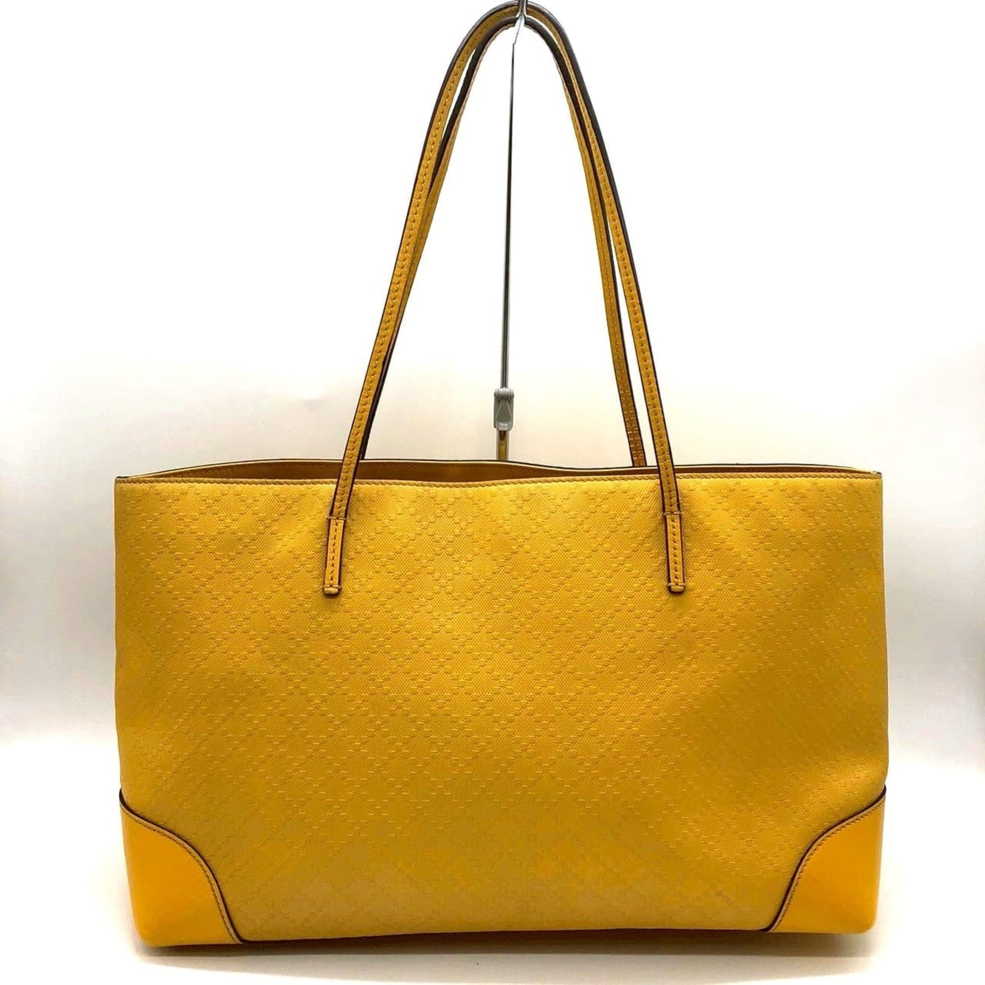 Gucci Diamante Yellow Leather Shoulder Bag Tote Bag
