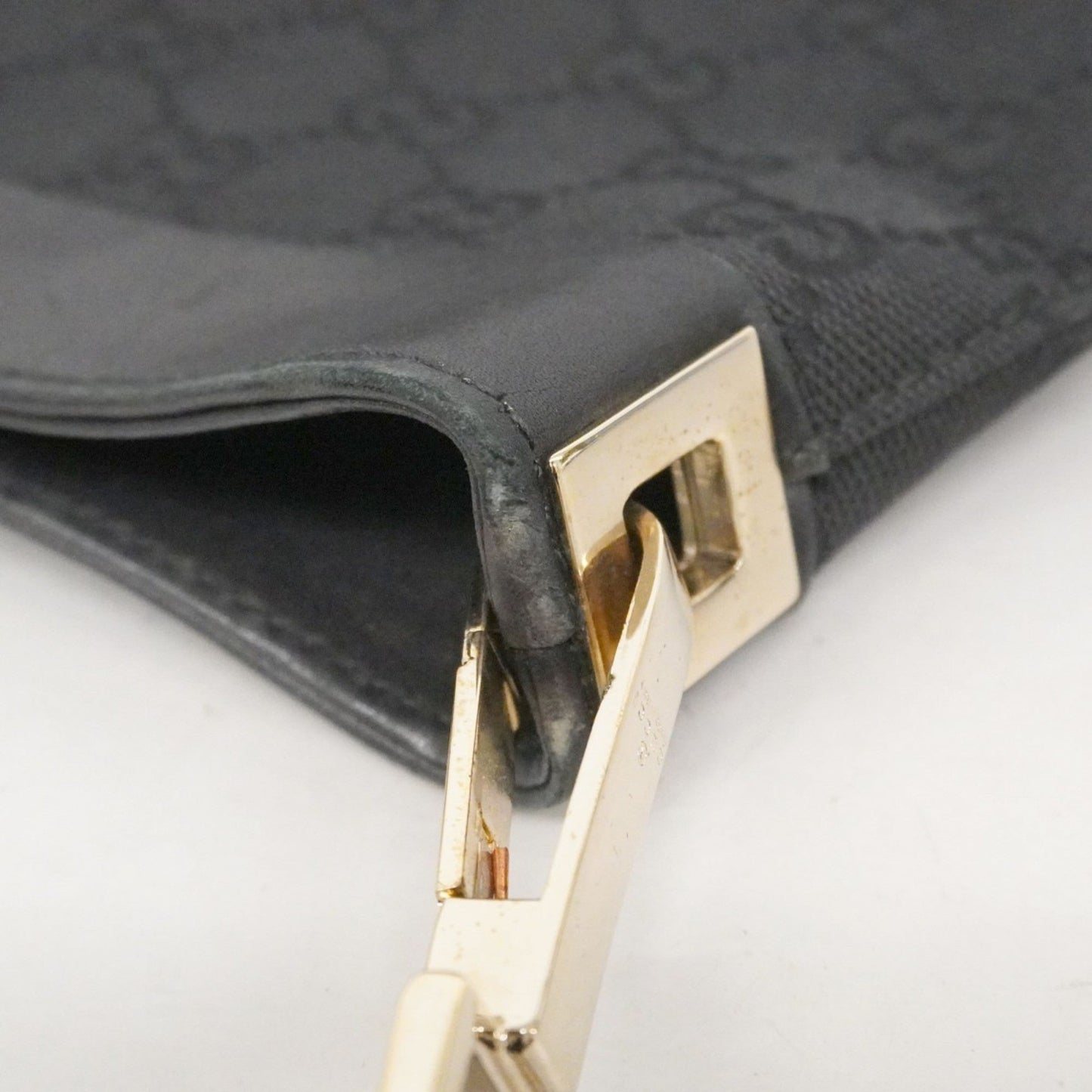 Gucci Black Canvas Shoulder Bag