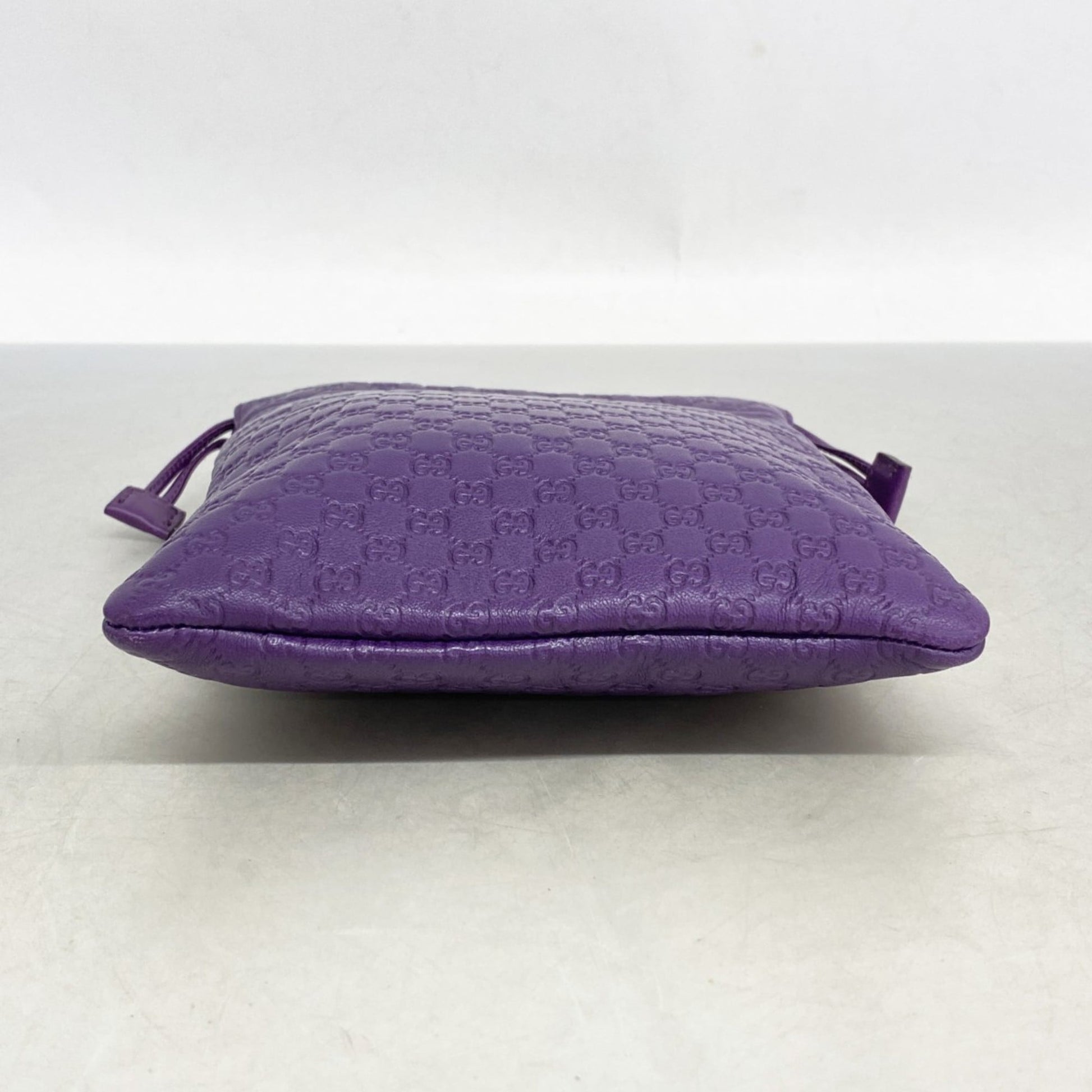 Gucci Purple Leather Pouch