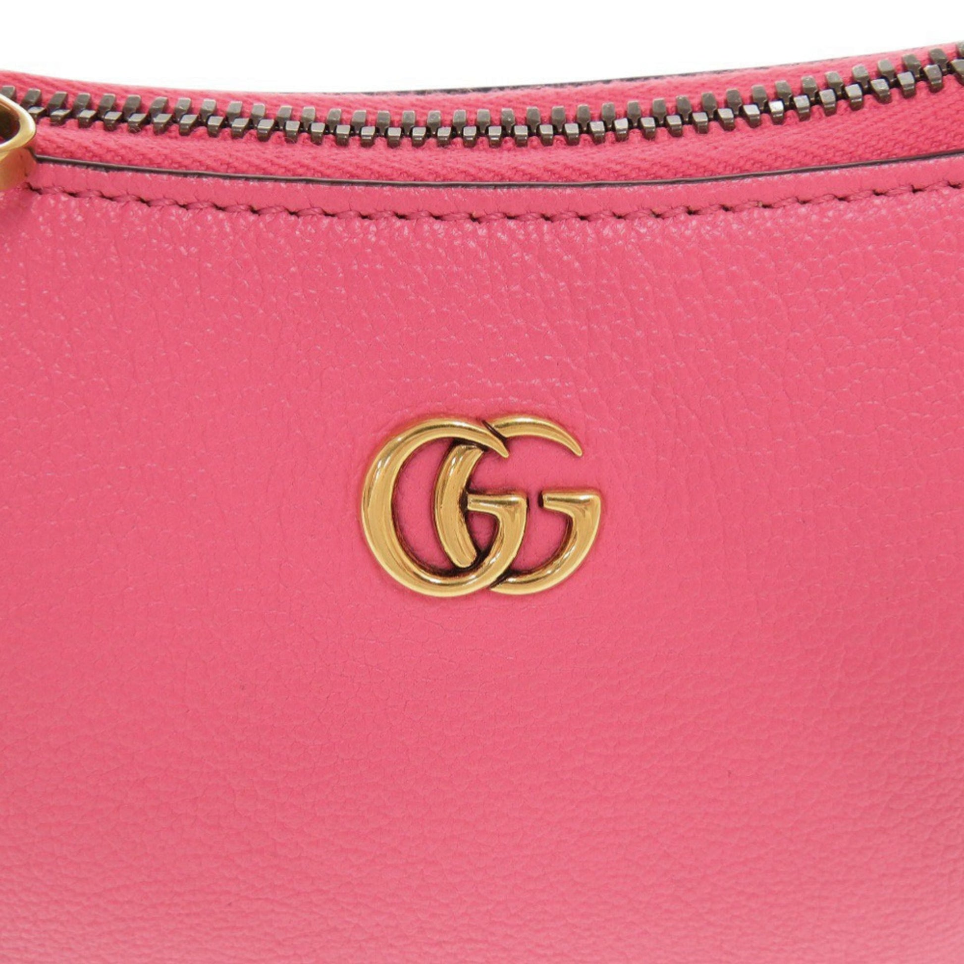 Gucci Pink Leather Handbag Shoulder Bag