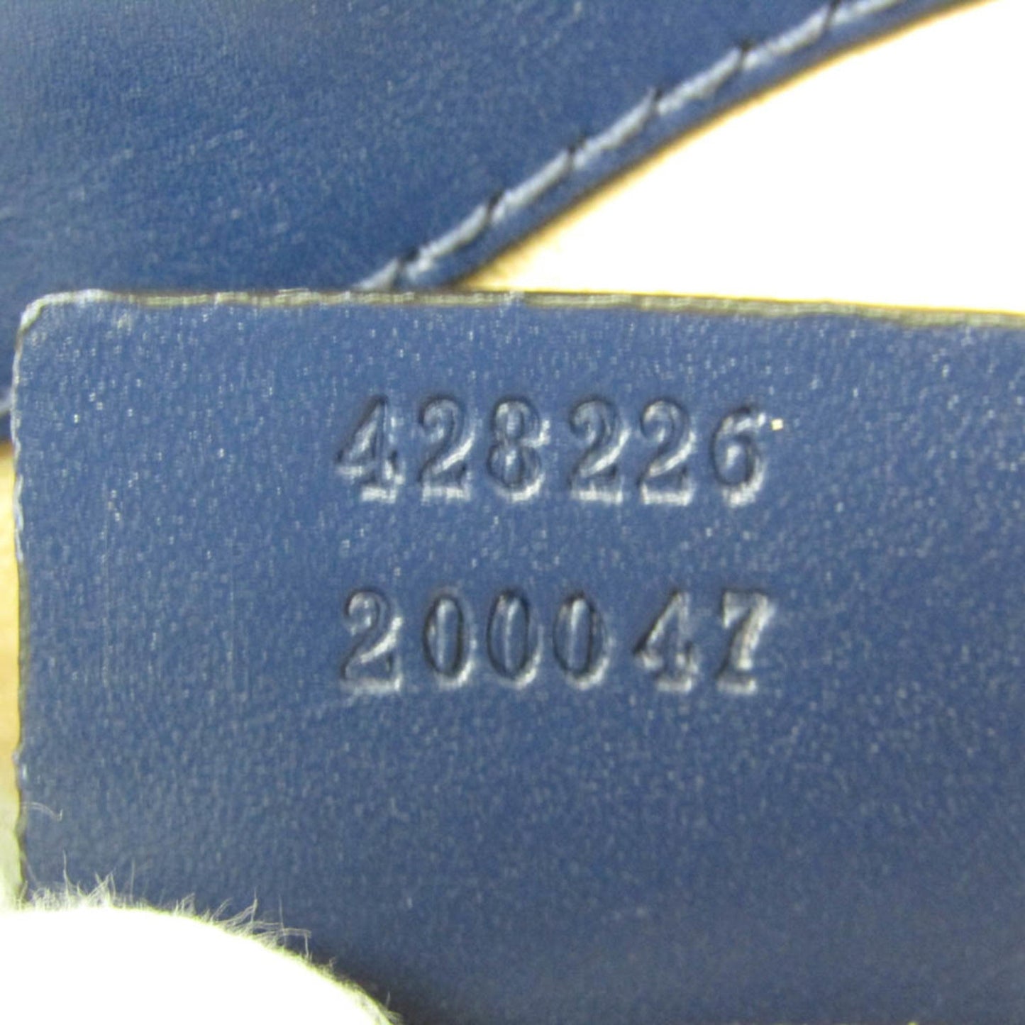 Gucci Guccissima Blue Leather Handbag Shoulder Bag