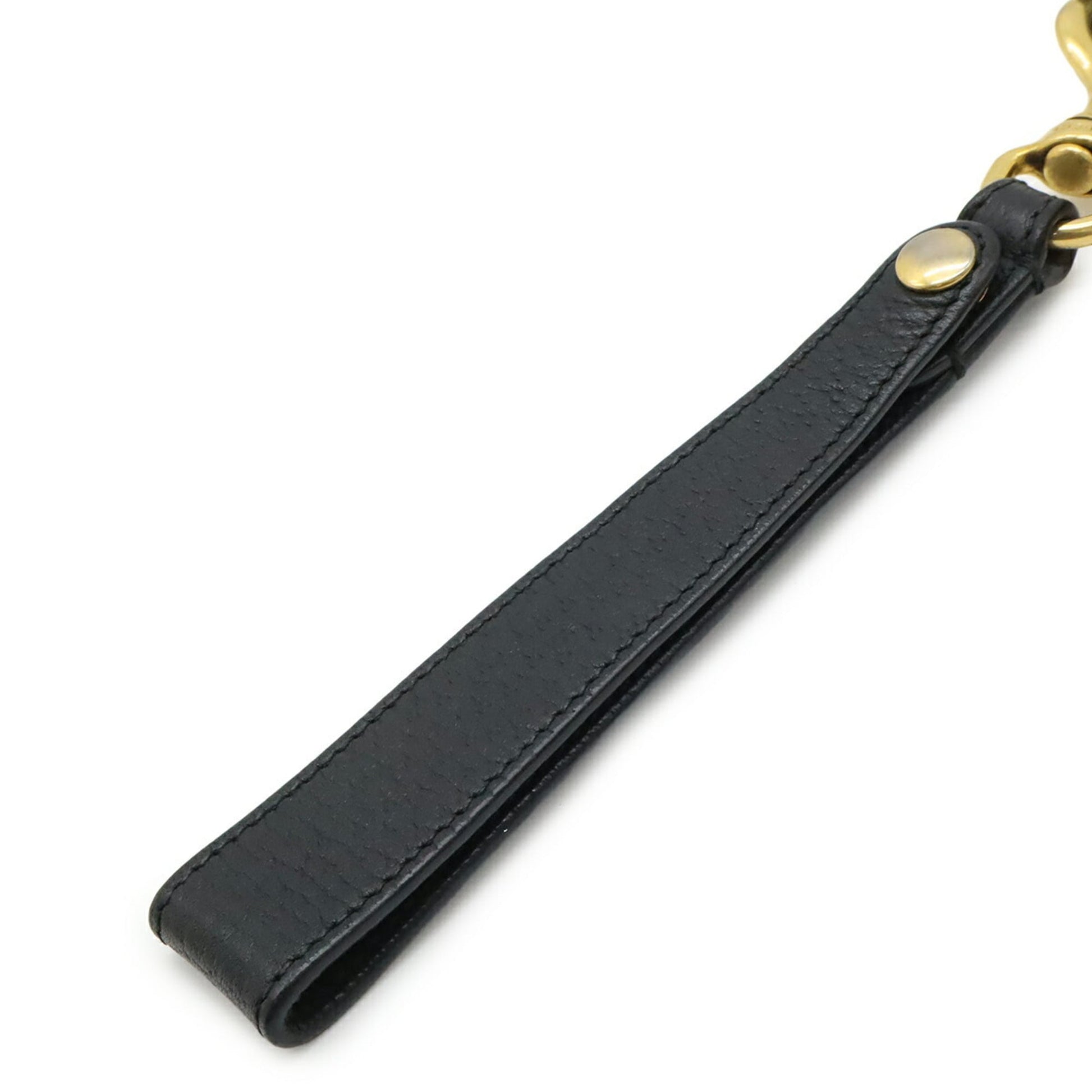 Gucci Black Leather Clutch Bag Pouch