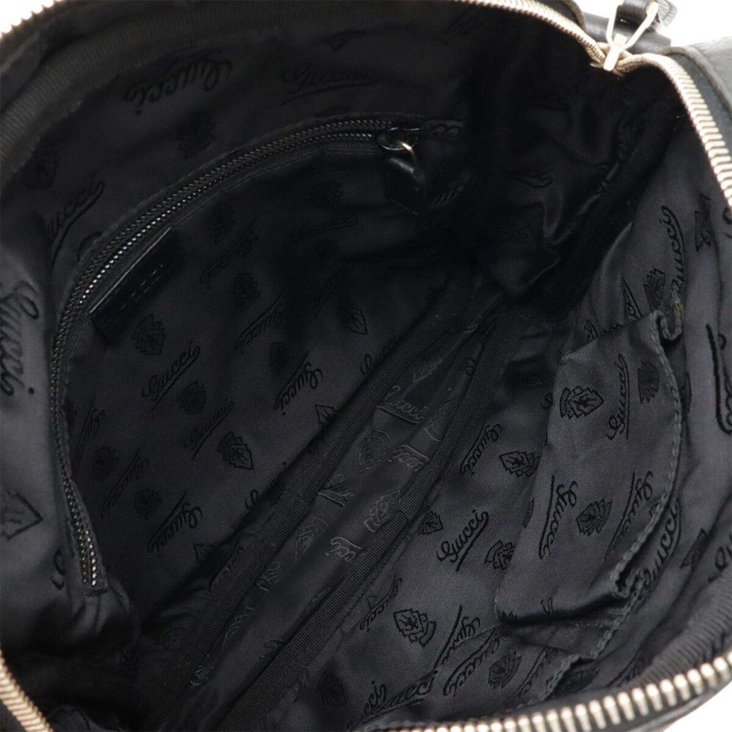 Gucci Black Leather Shoulder Bag