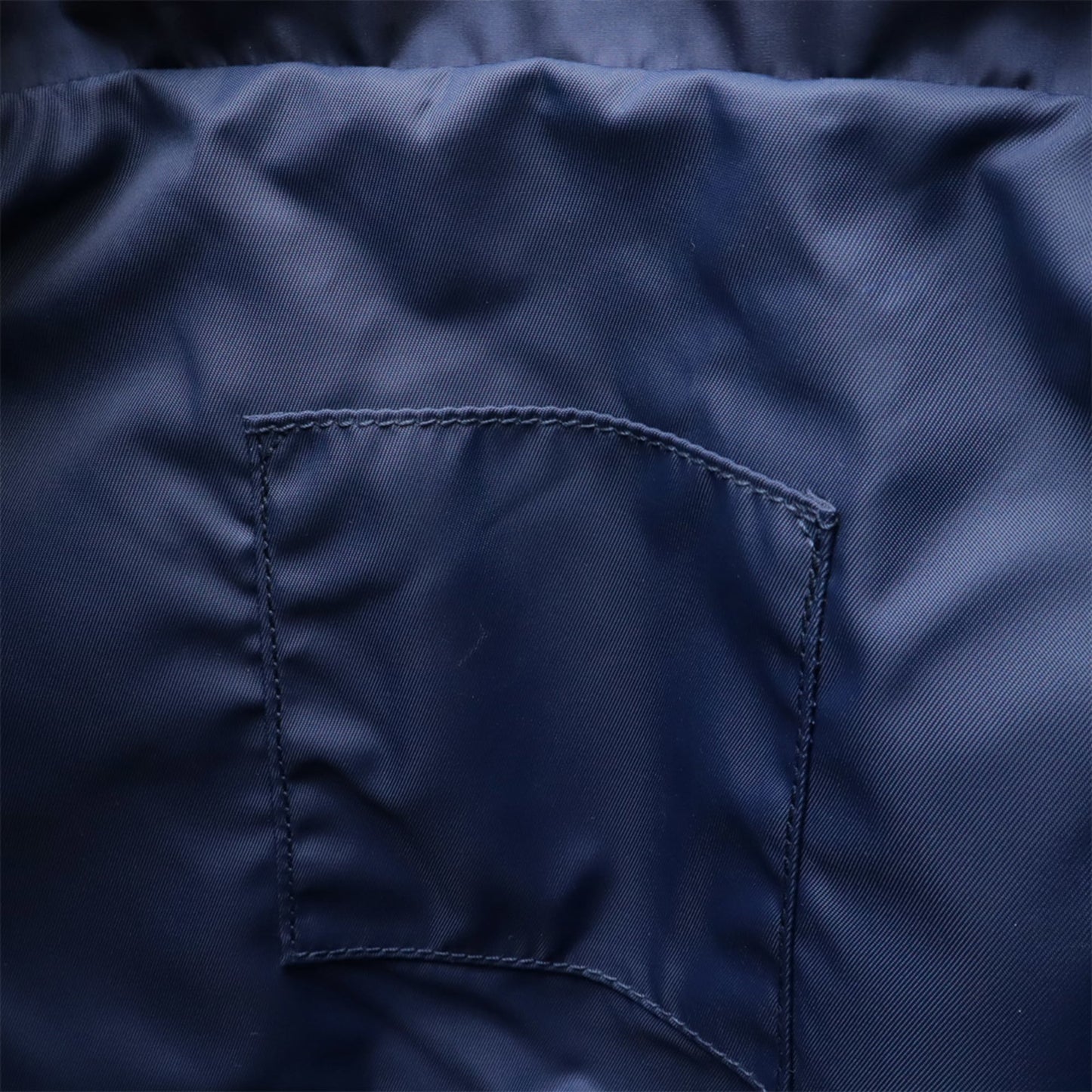 Gucci Navy Nylon Leather Backpack