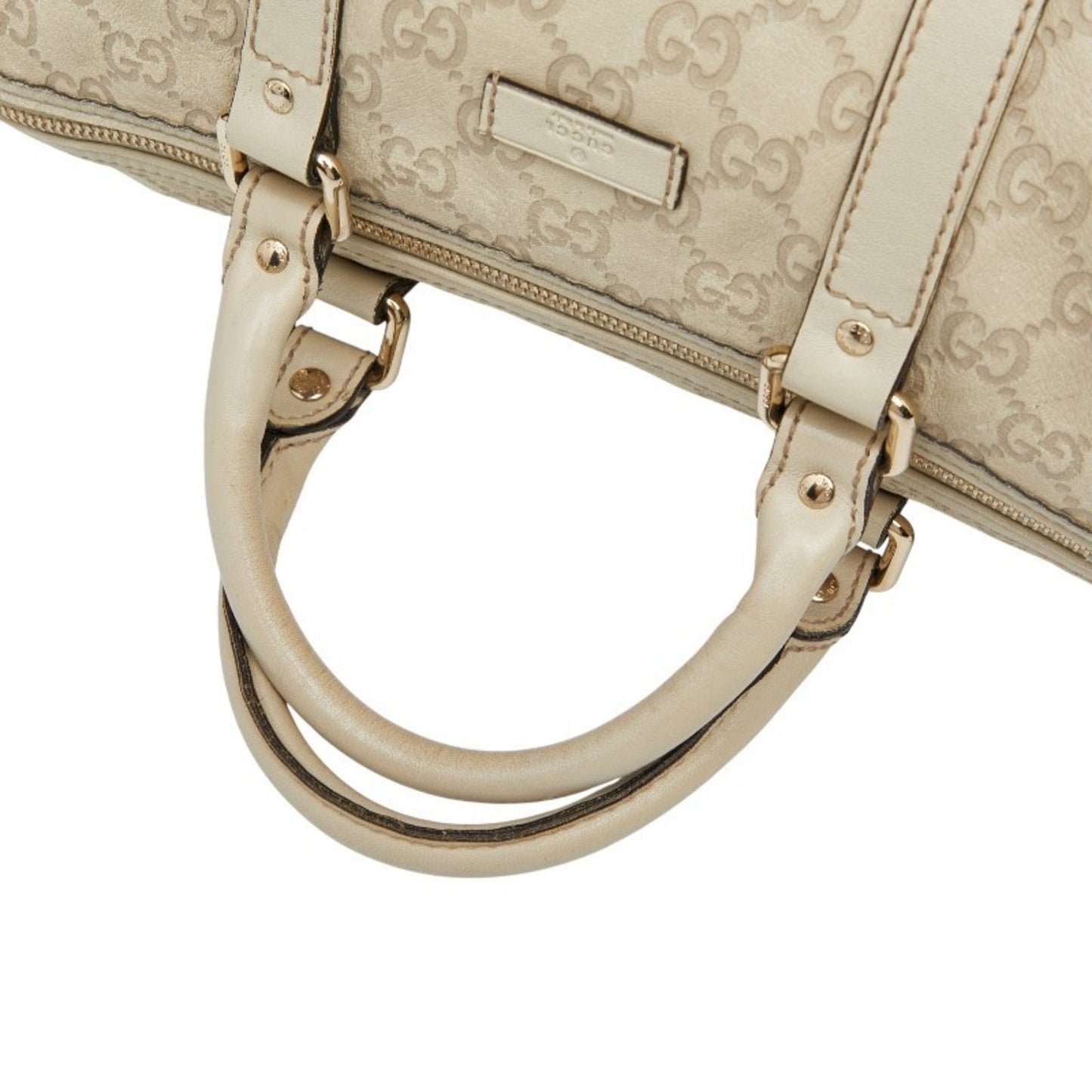 Gucci Ivory Leather Handbag