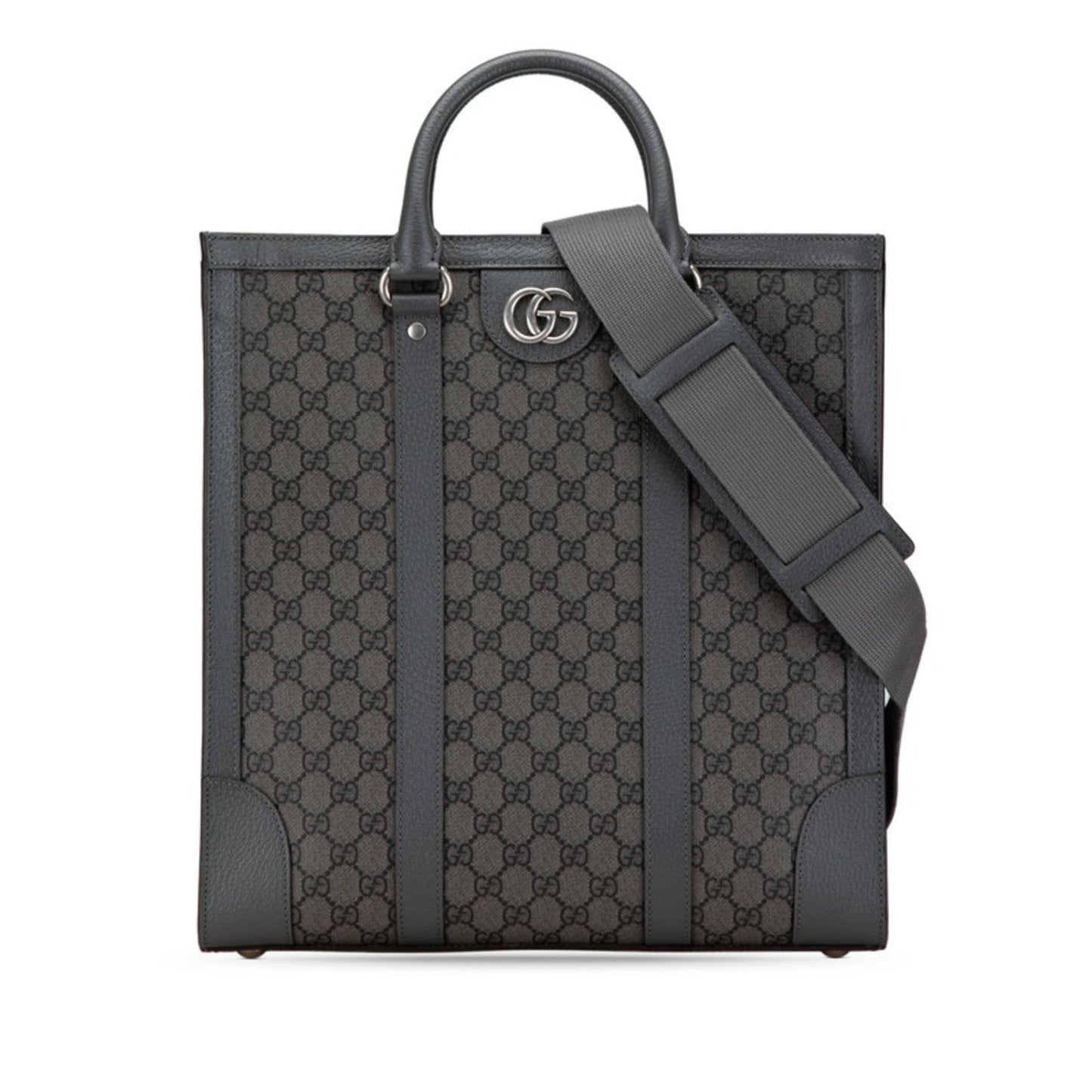 Gucci Gray Pvc Leather Handbag Shoulder Bag