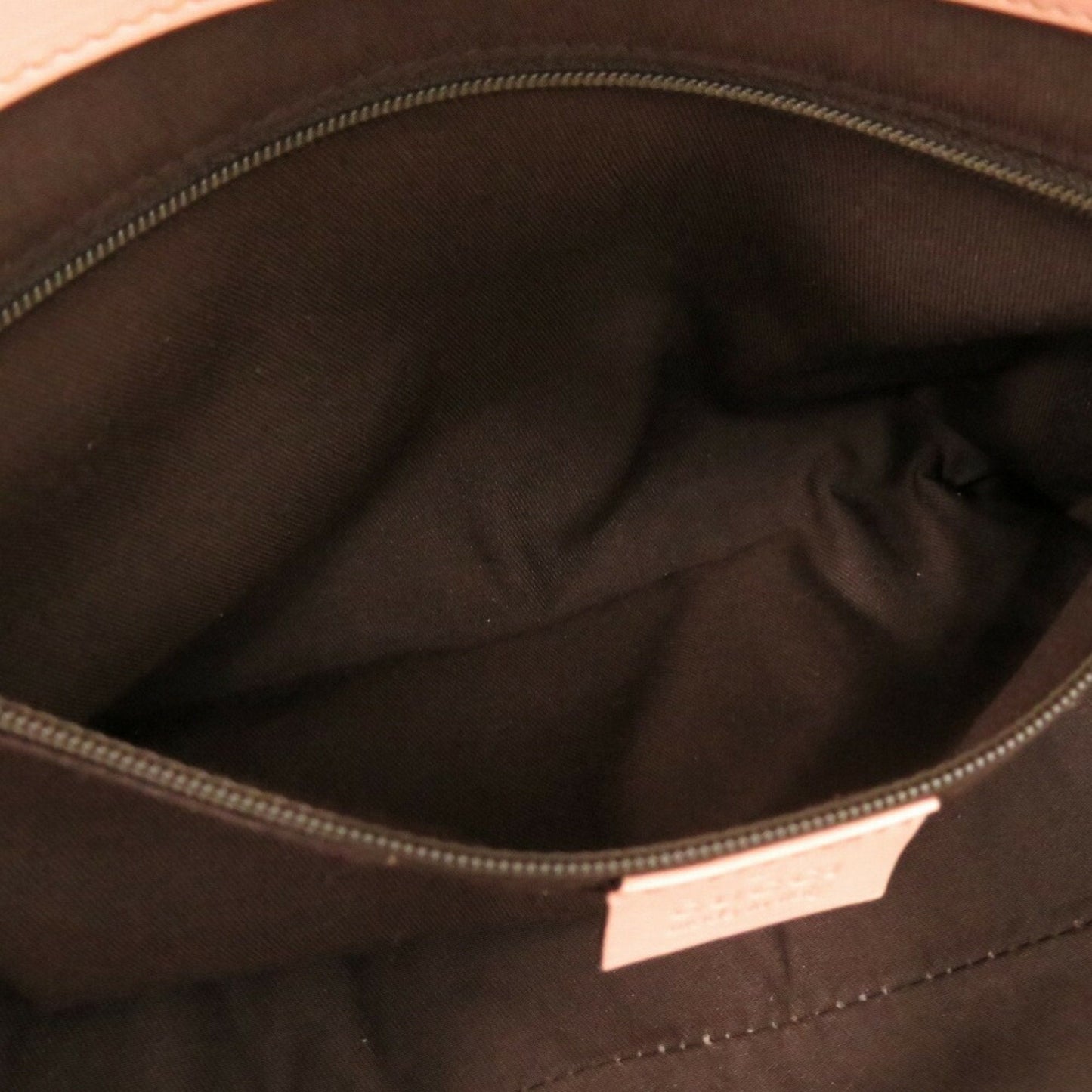Gucci Beige Pink Gg Canvas Leather Handbag Tote Bag