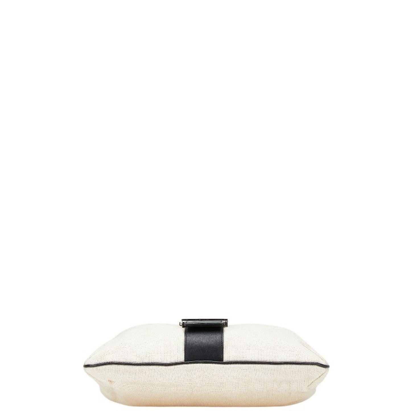 Gucci Black Ivory Canvas Leather Handbag Shoulder Bag