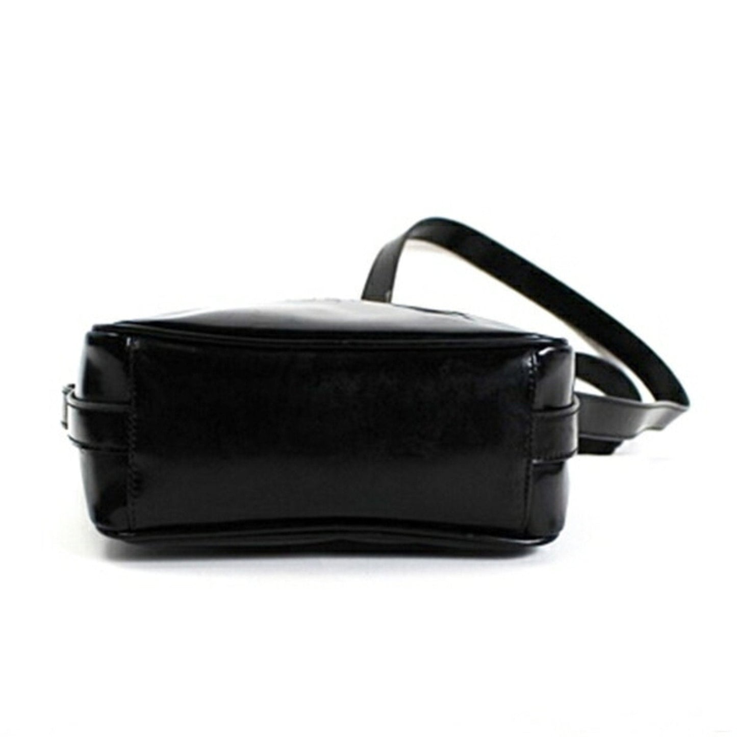 Gucci Black Gray Leather Shoulder Bag