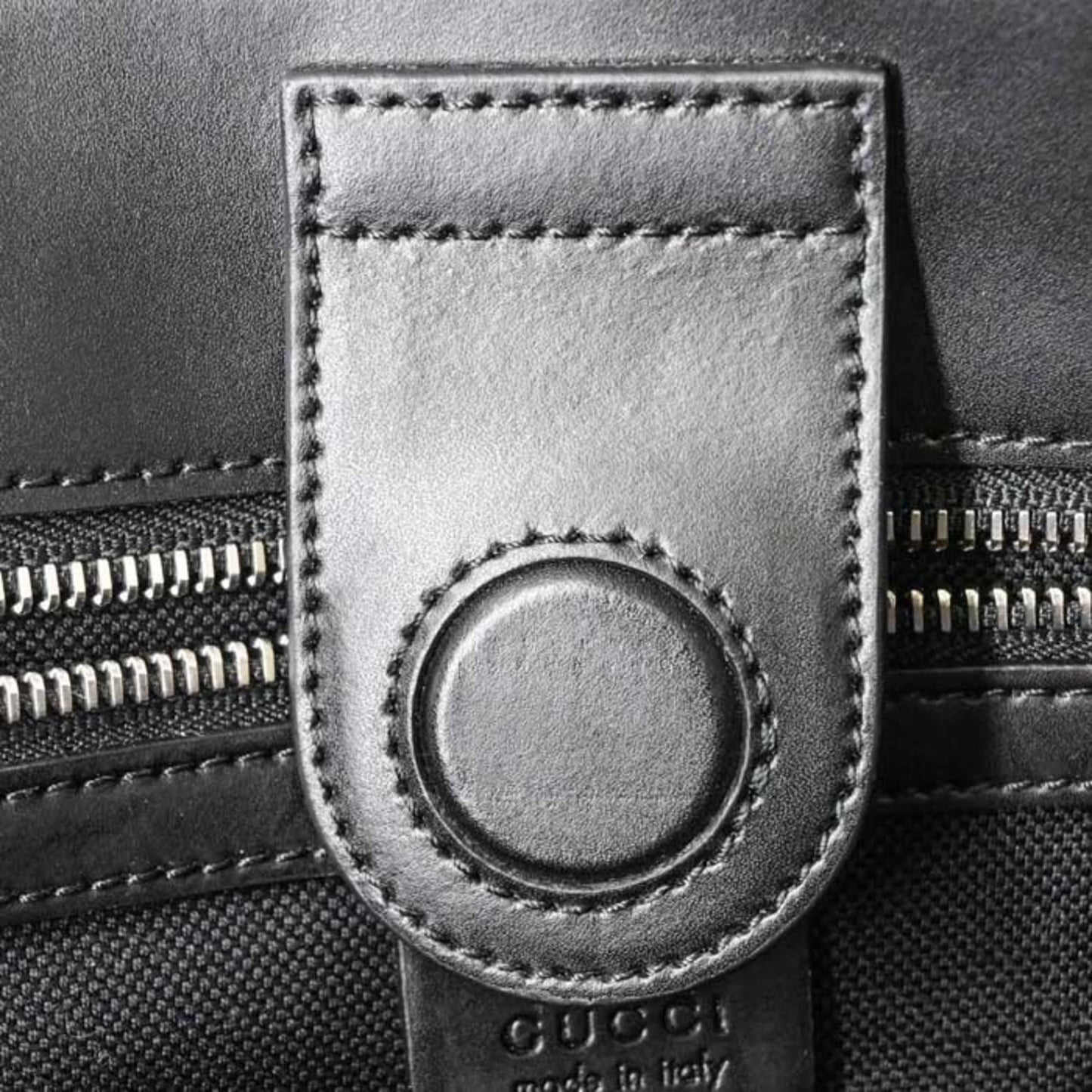 Gucci Black Gg Supreme Leather Shoulder Bag Tote Bag