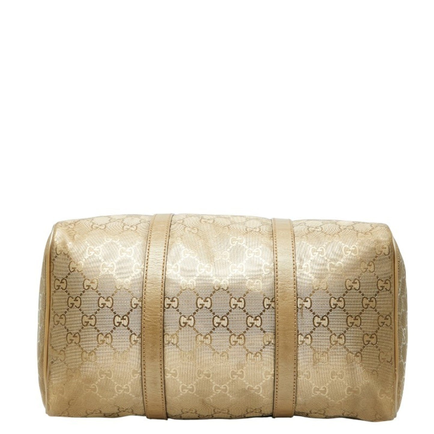 Gucci Gold Pvc Leather Handbag