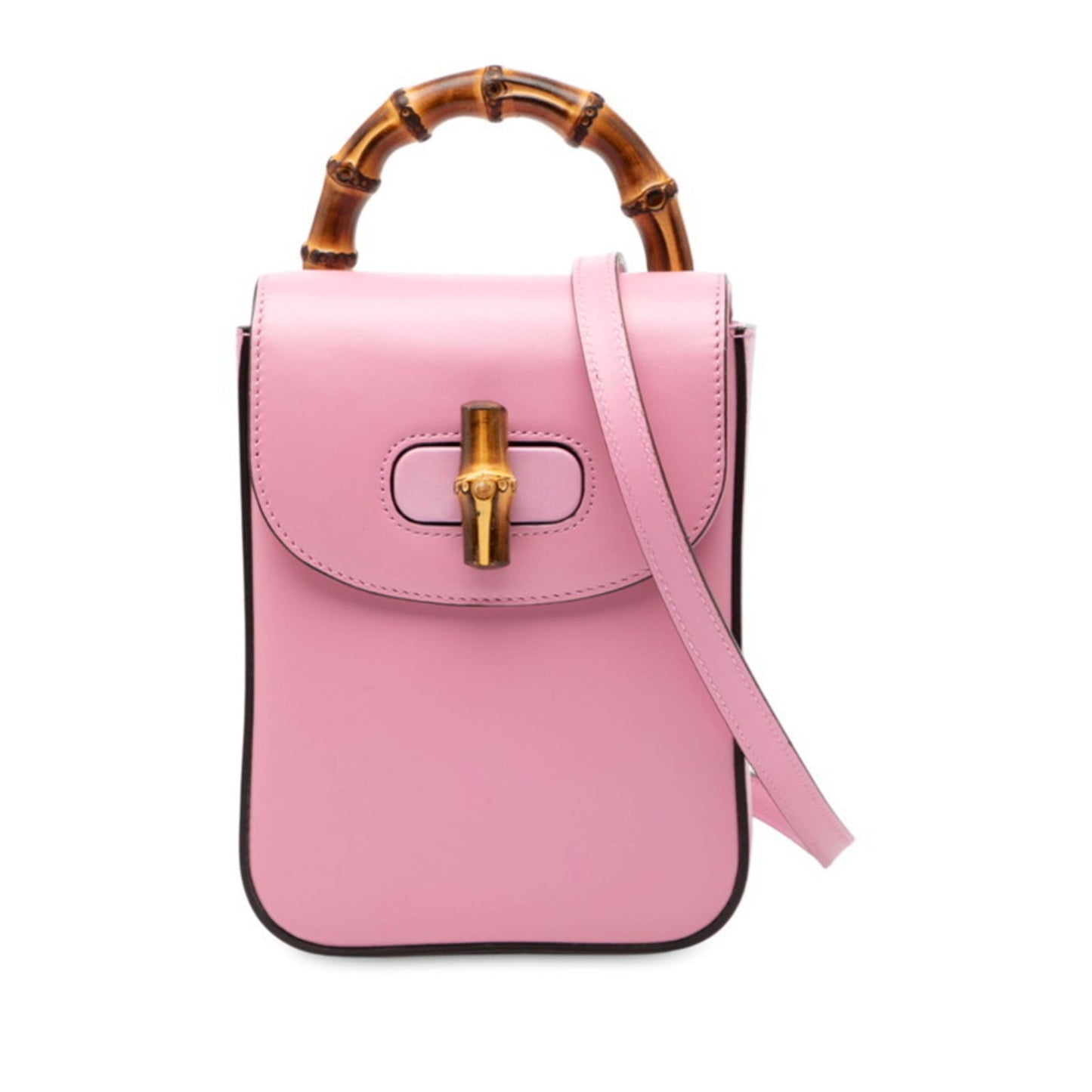 Gucci Pink Leather Backpack Handbag