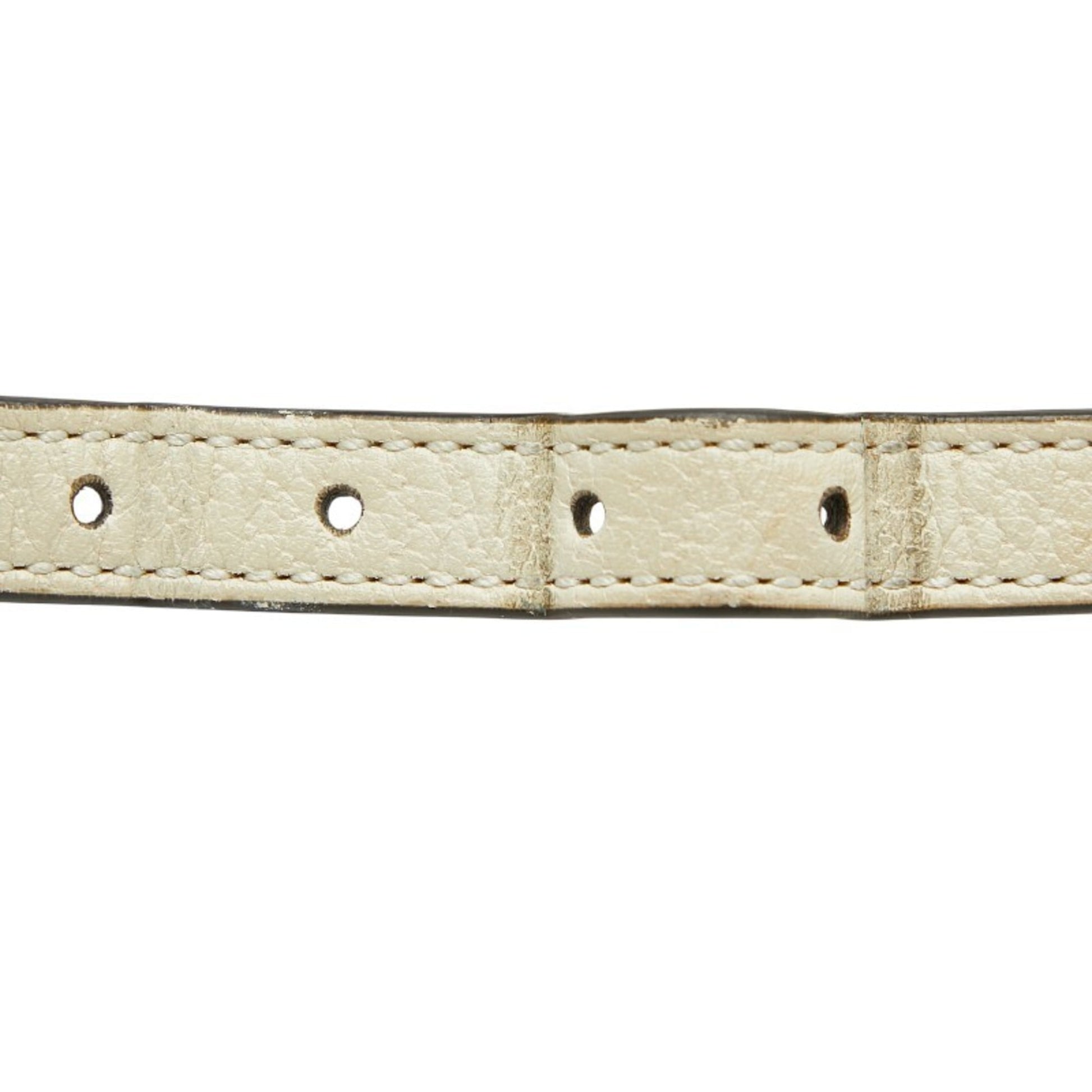 Gucci Ivory White Leather Shoulder Bag