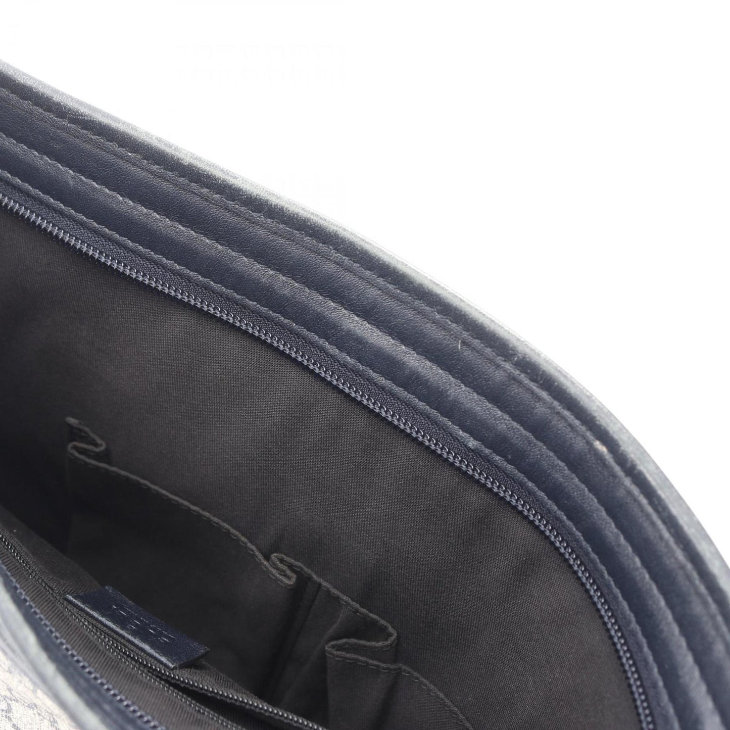 Gucci Beige Navy Gg Supreme Leather Shoulder Bag