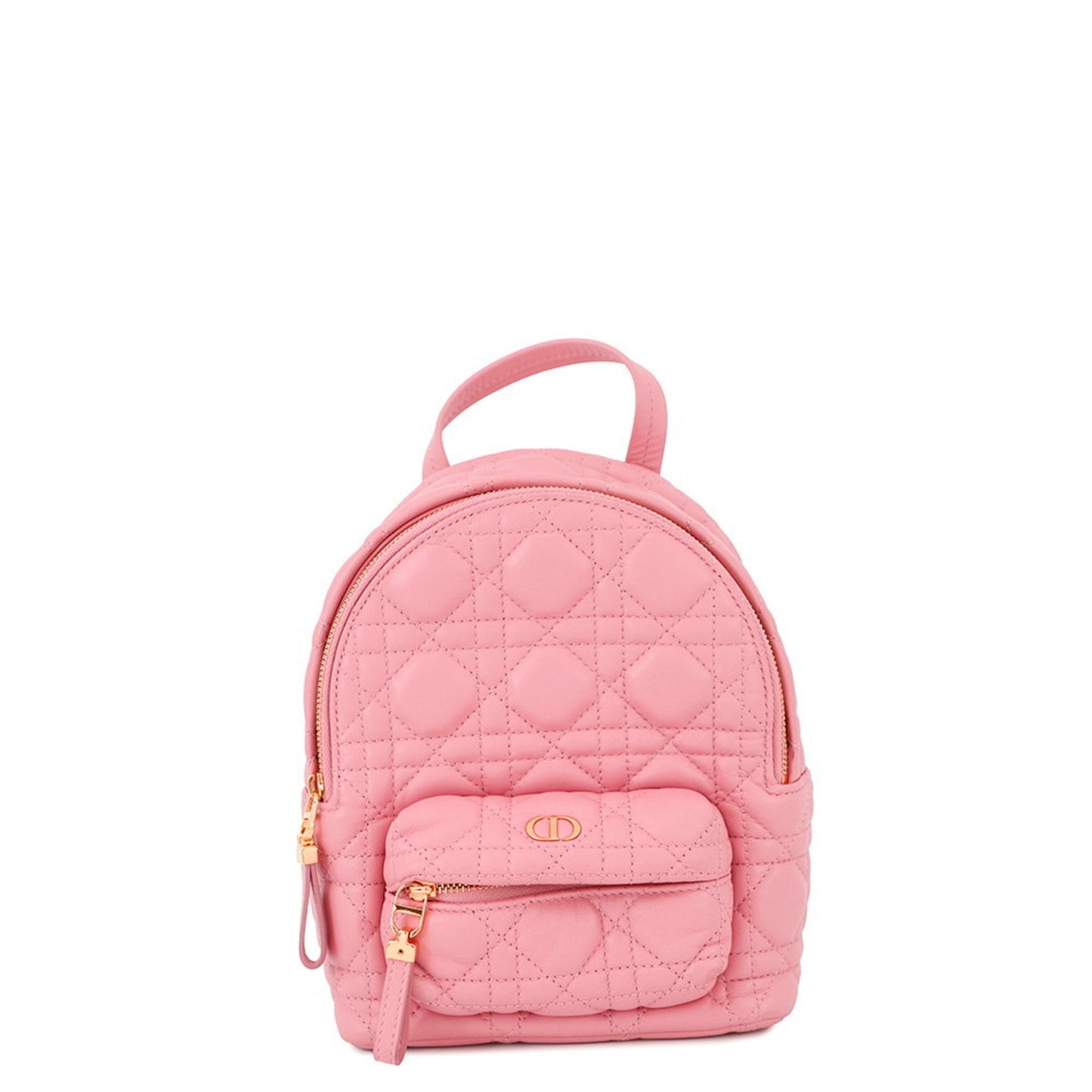 Dior Handbag Christian Backpack 2 Leather Pink