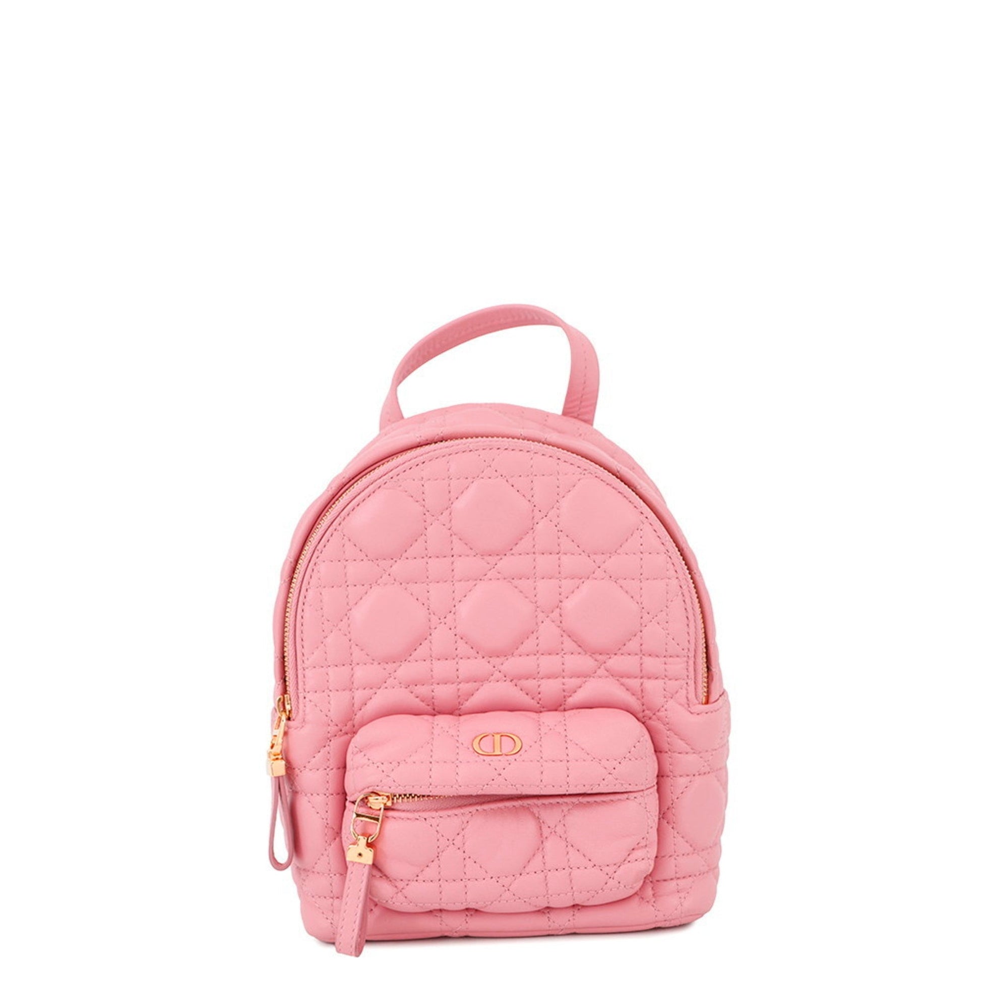 Dior Handbag Christian Backpack 2 Leather Pink