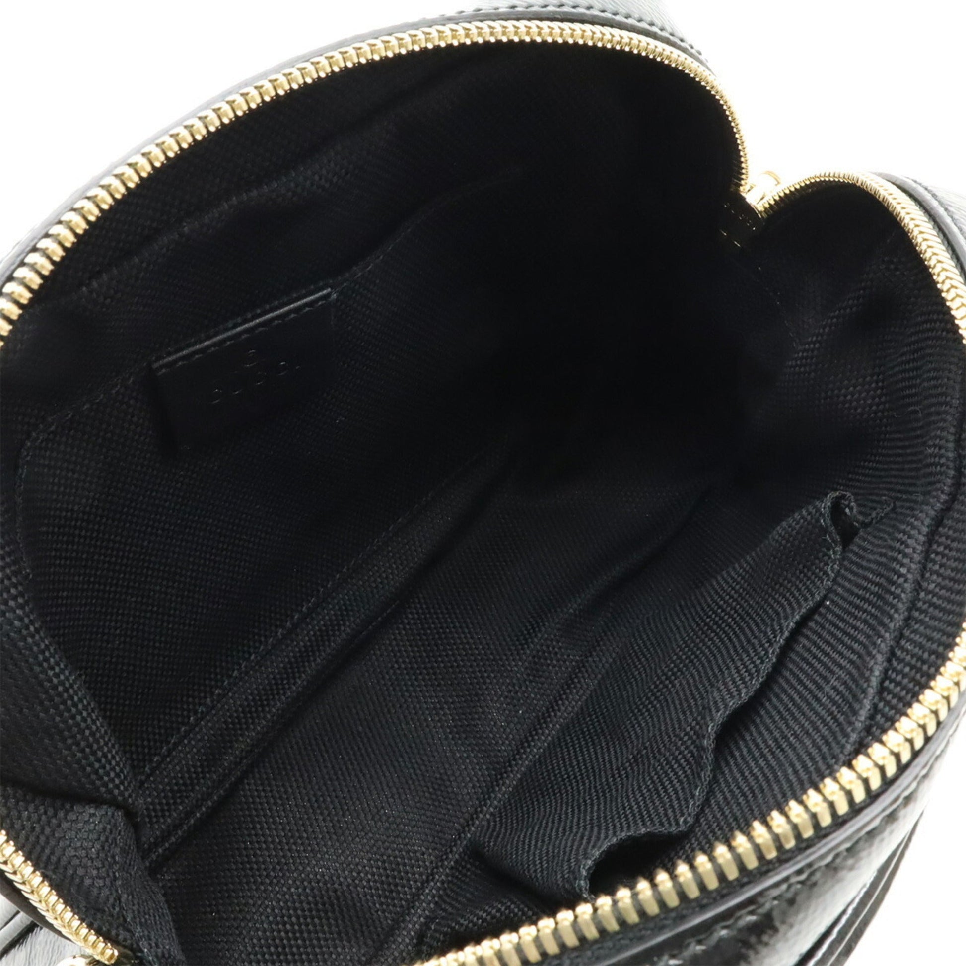 Gucci Black Leather Pochette Shoulder Bag