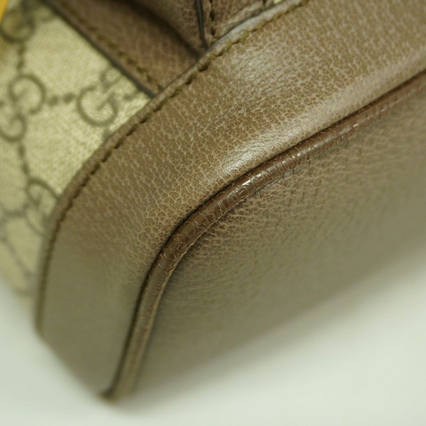 Gucci Brown Pvc Leather Backpack