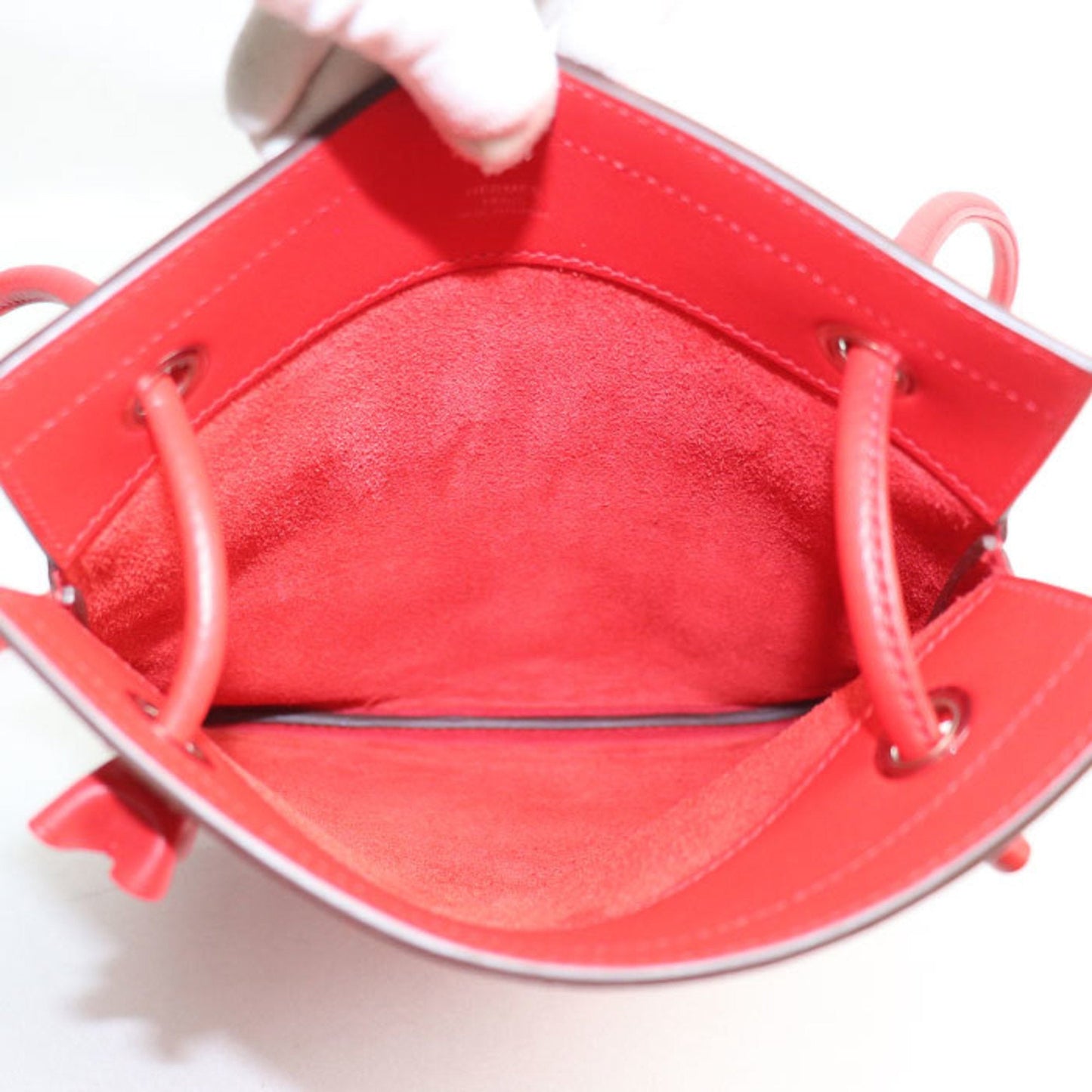 Hermes Color Swift Shoulder Bag Leather Red
