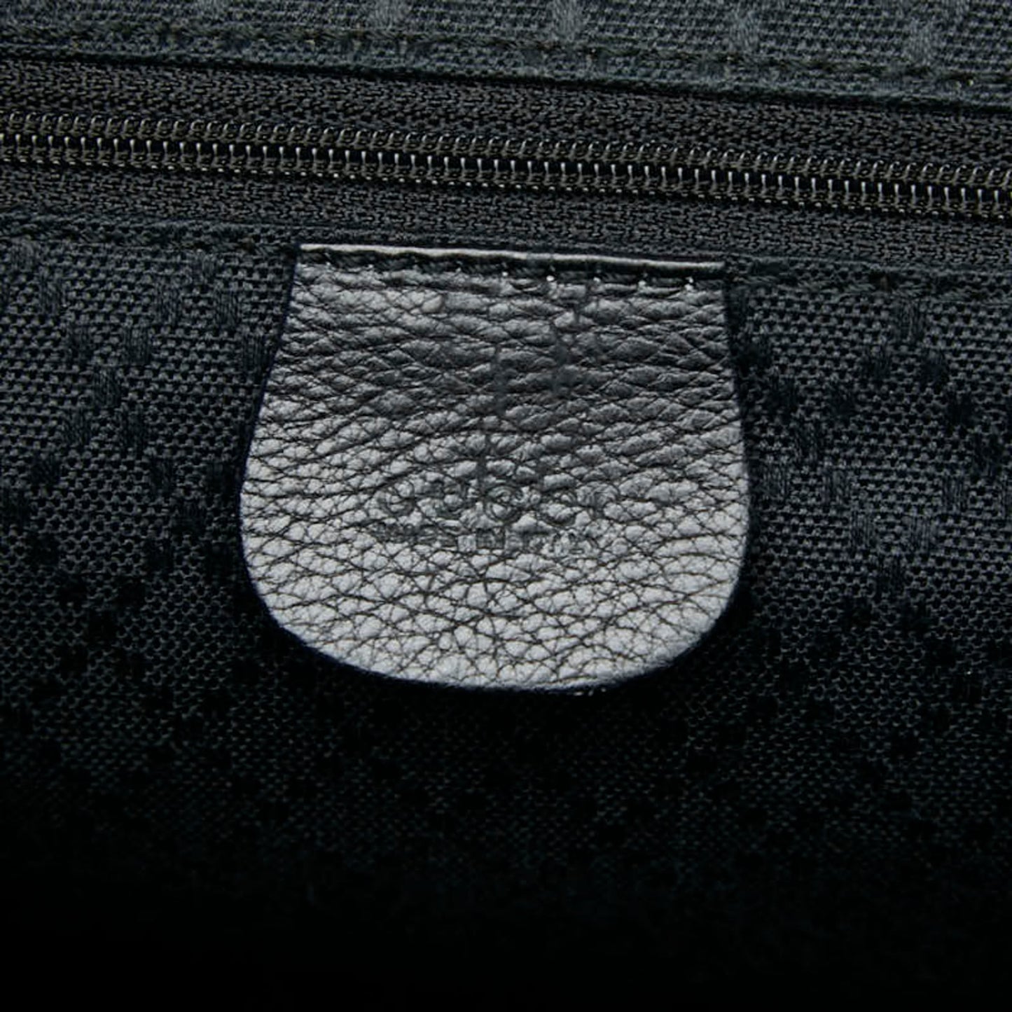 Gucci Black Leather Backpack