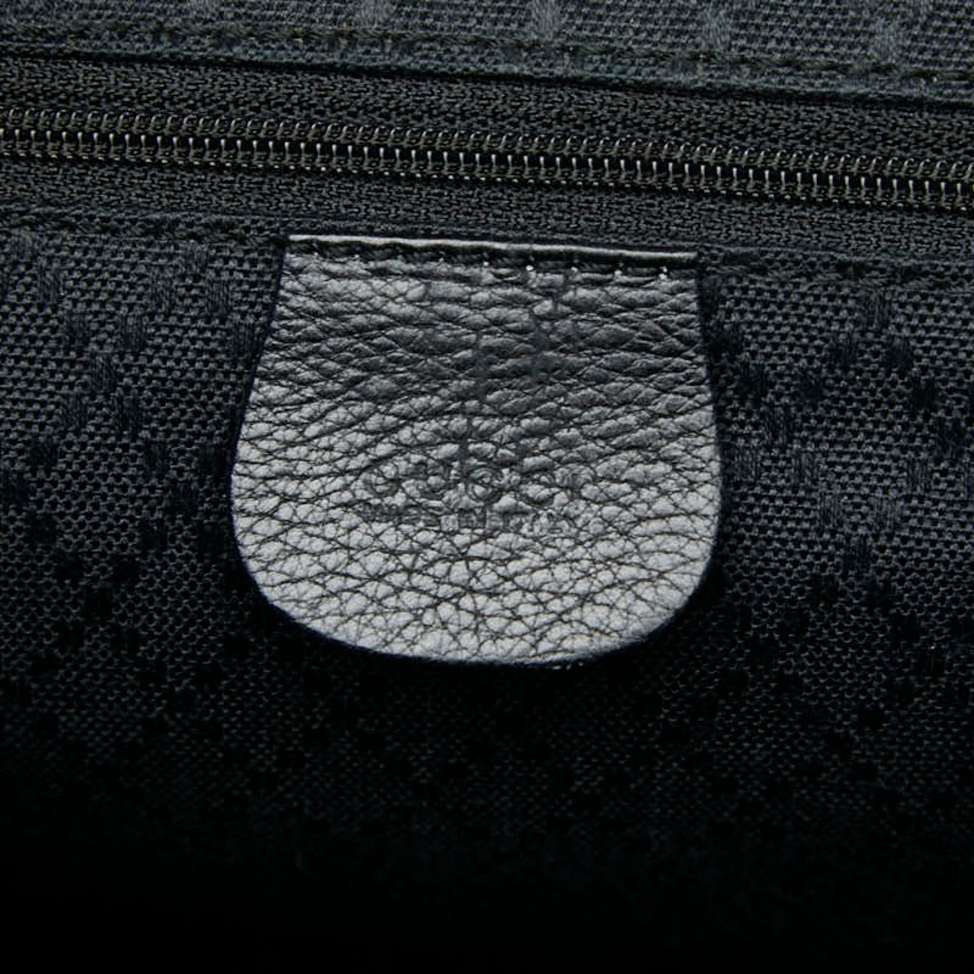 Gucci Black Leather Backpack